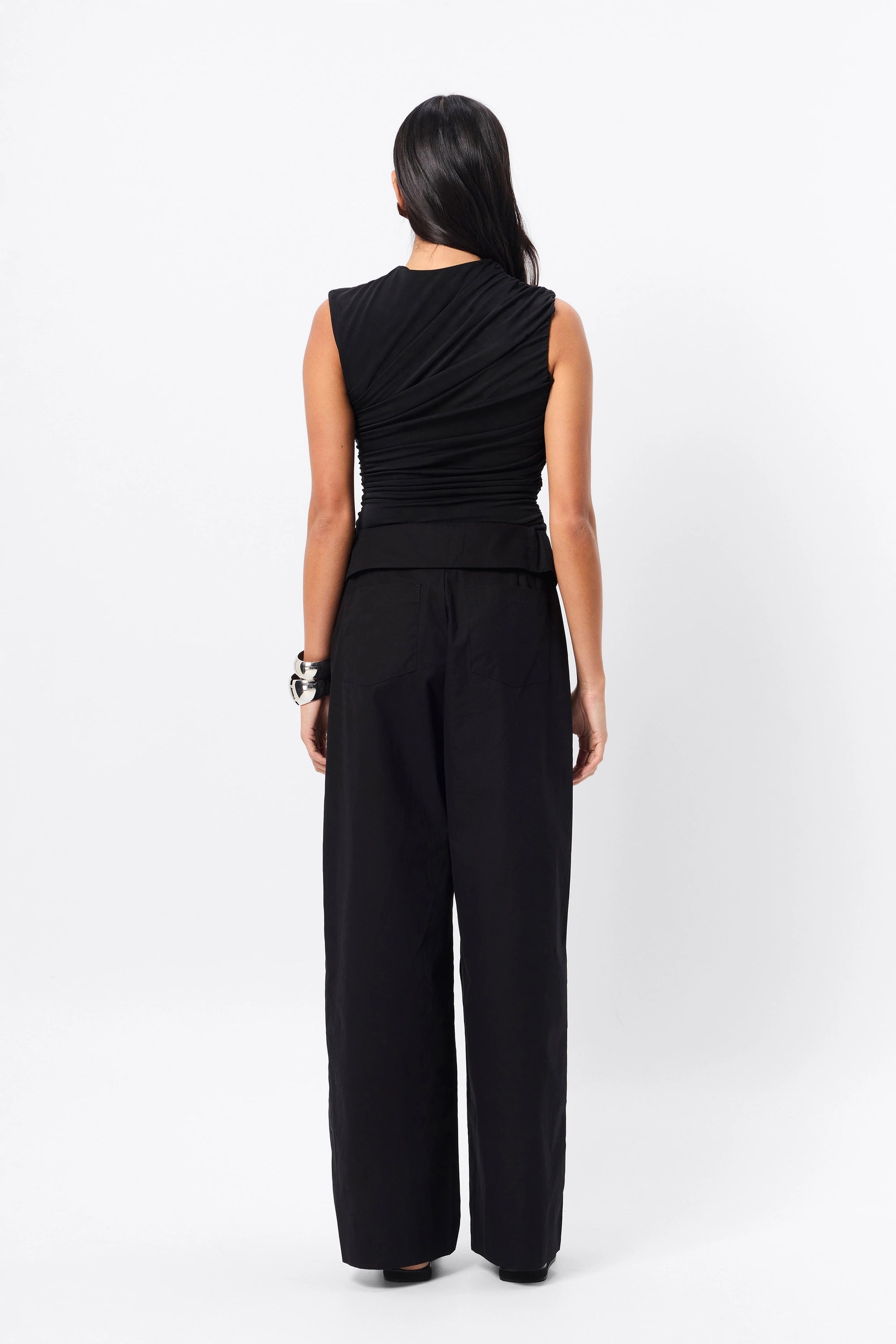 Back to me pant, black