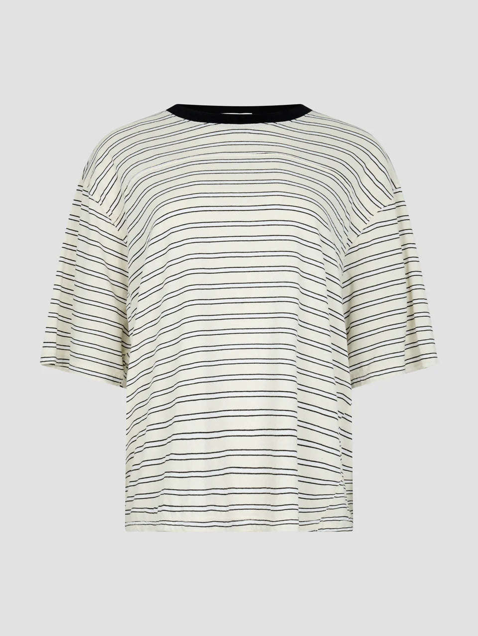 Stripe boxy ss t-shirt