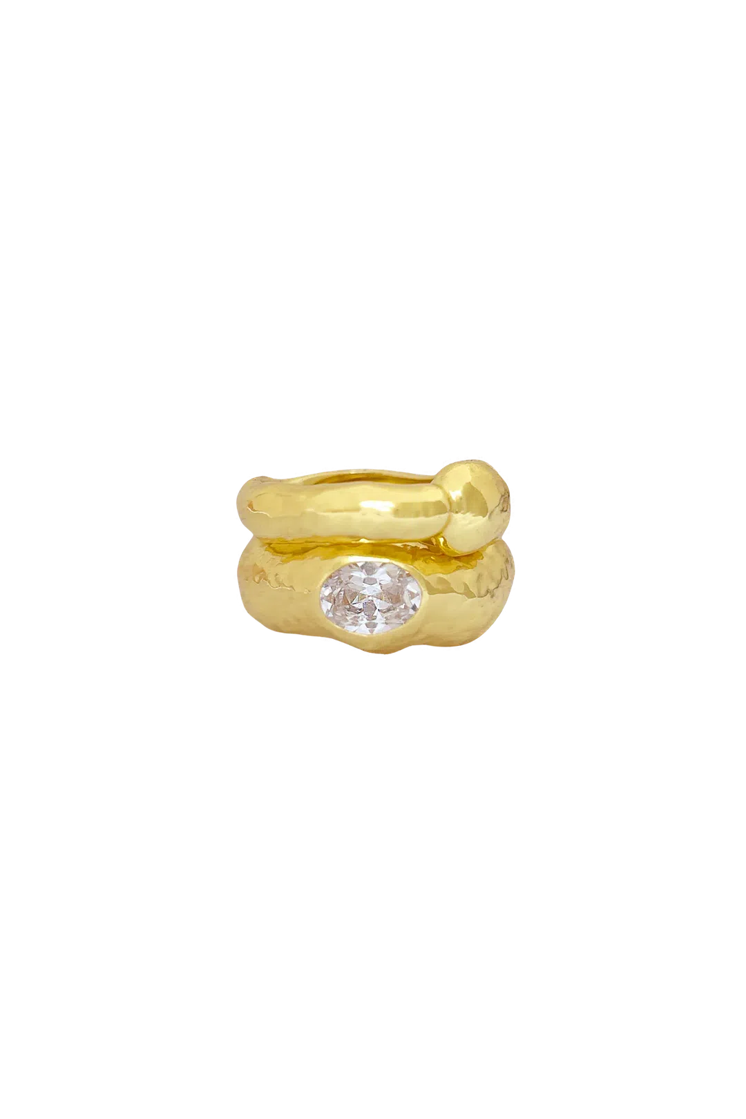 bleecker ring, gold