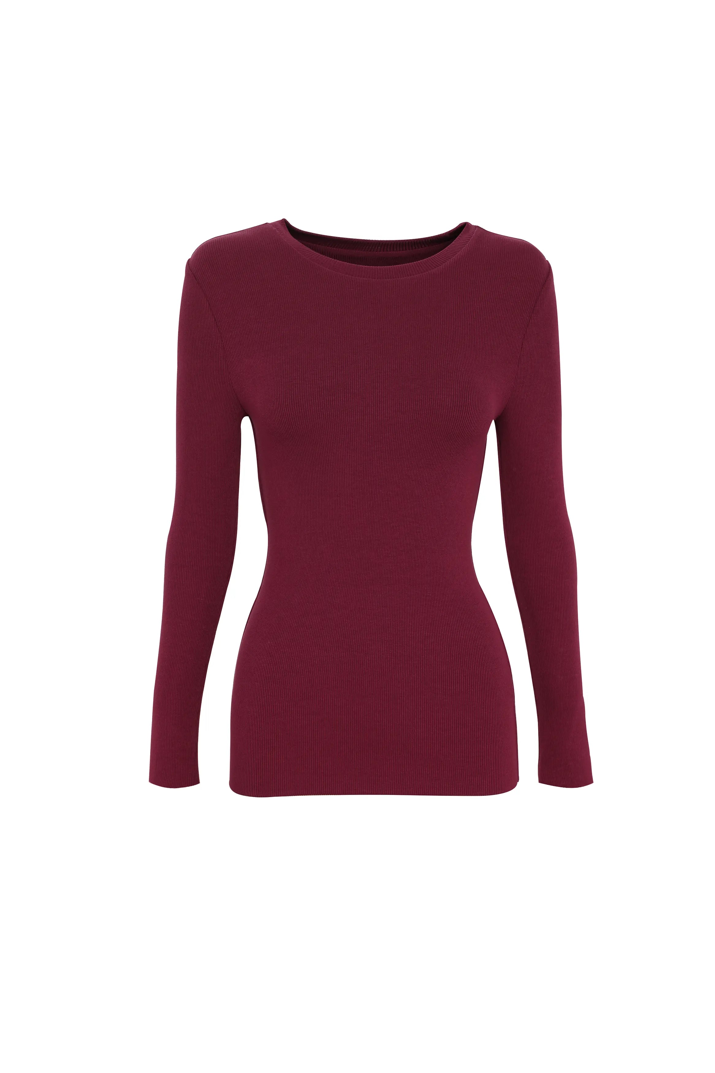 Brooklyn top, bordeaux