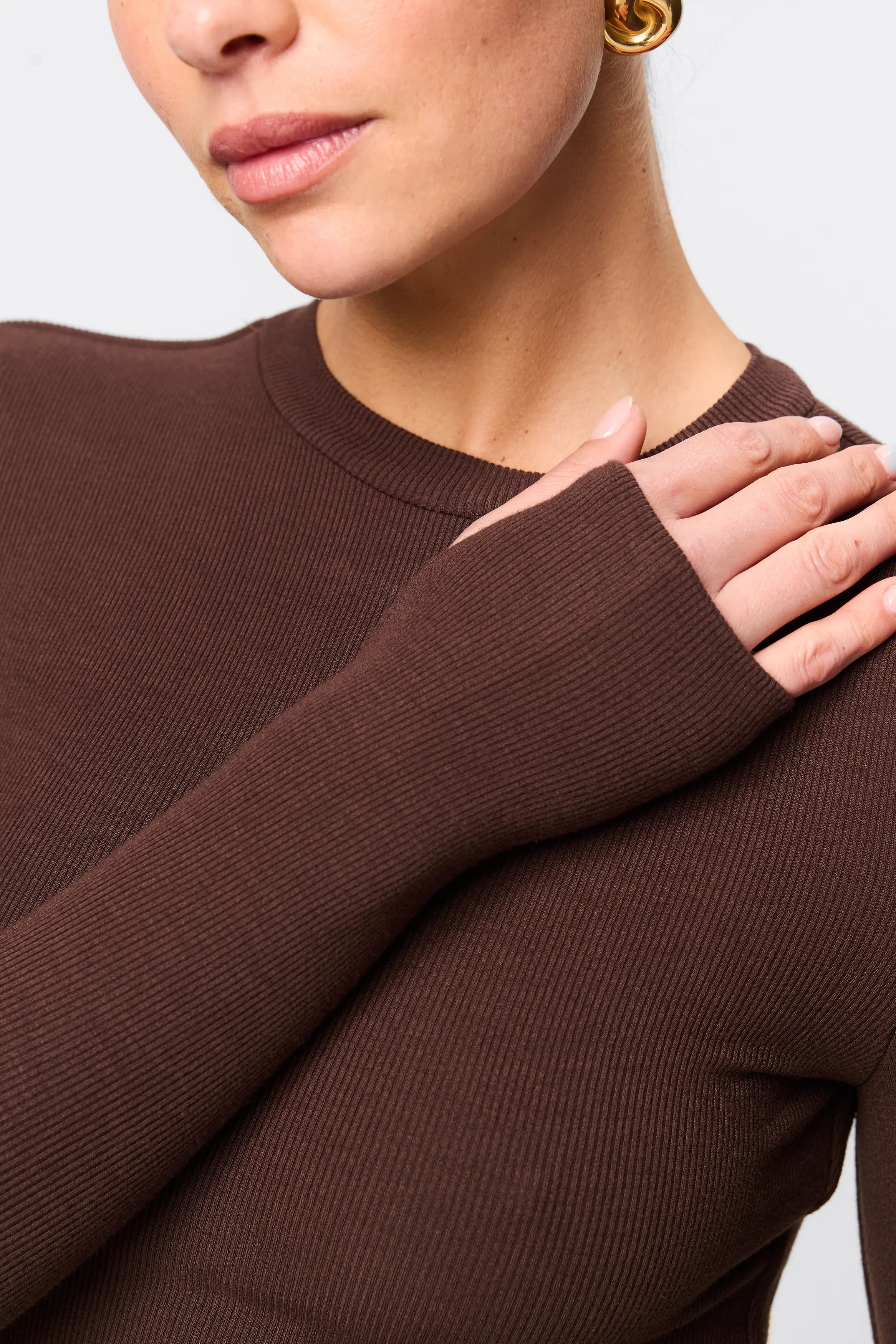 Brooklyn top, chocolate