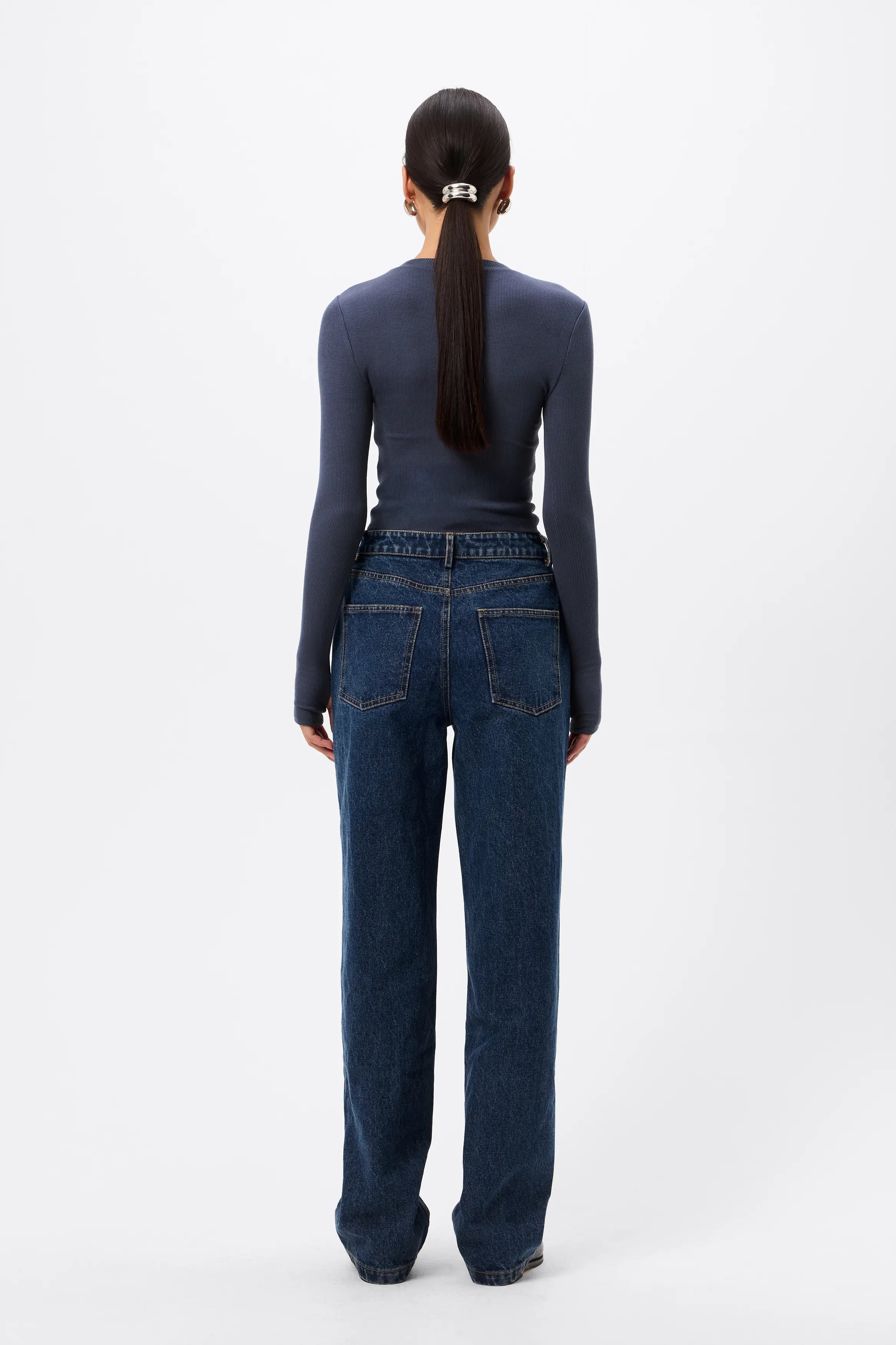 Brooklyn top, sapphire