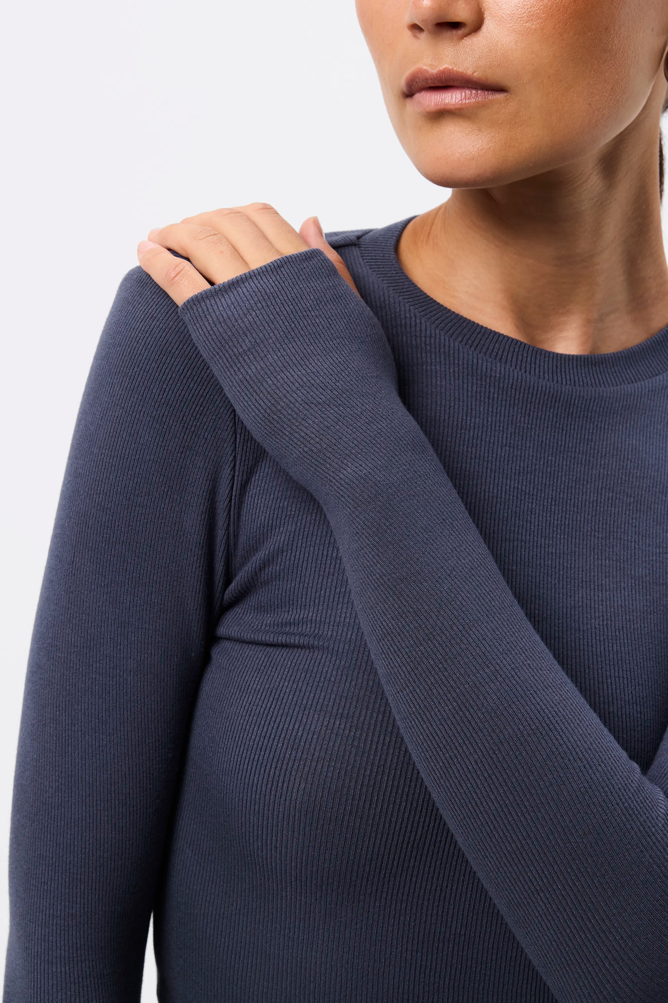 Brooklyn top, sapphire