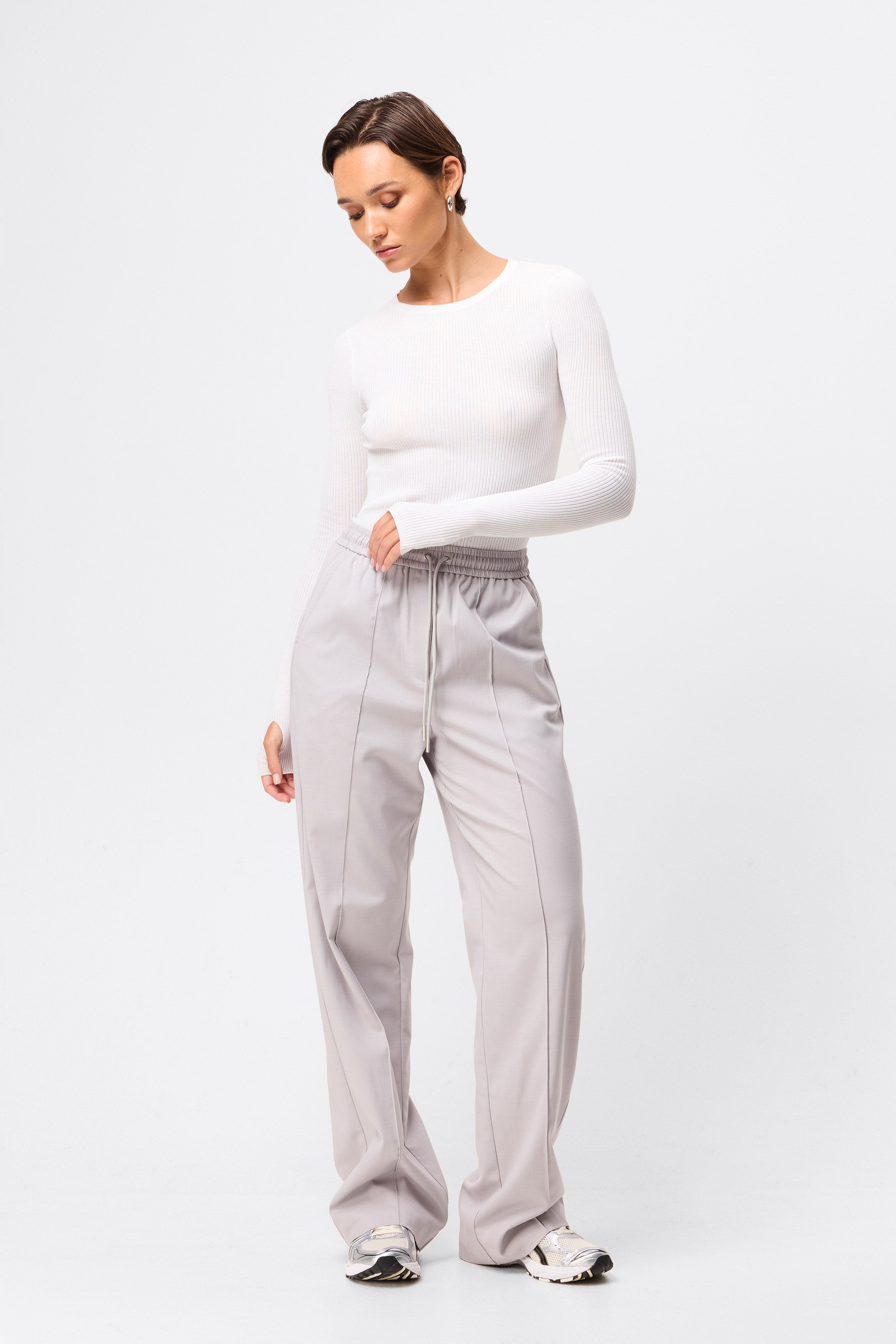 By your side pant, grey