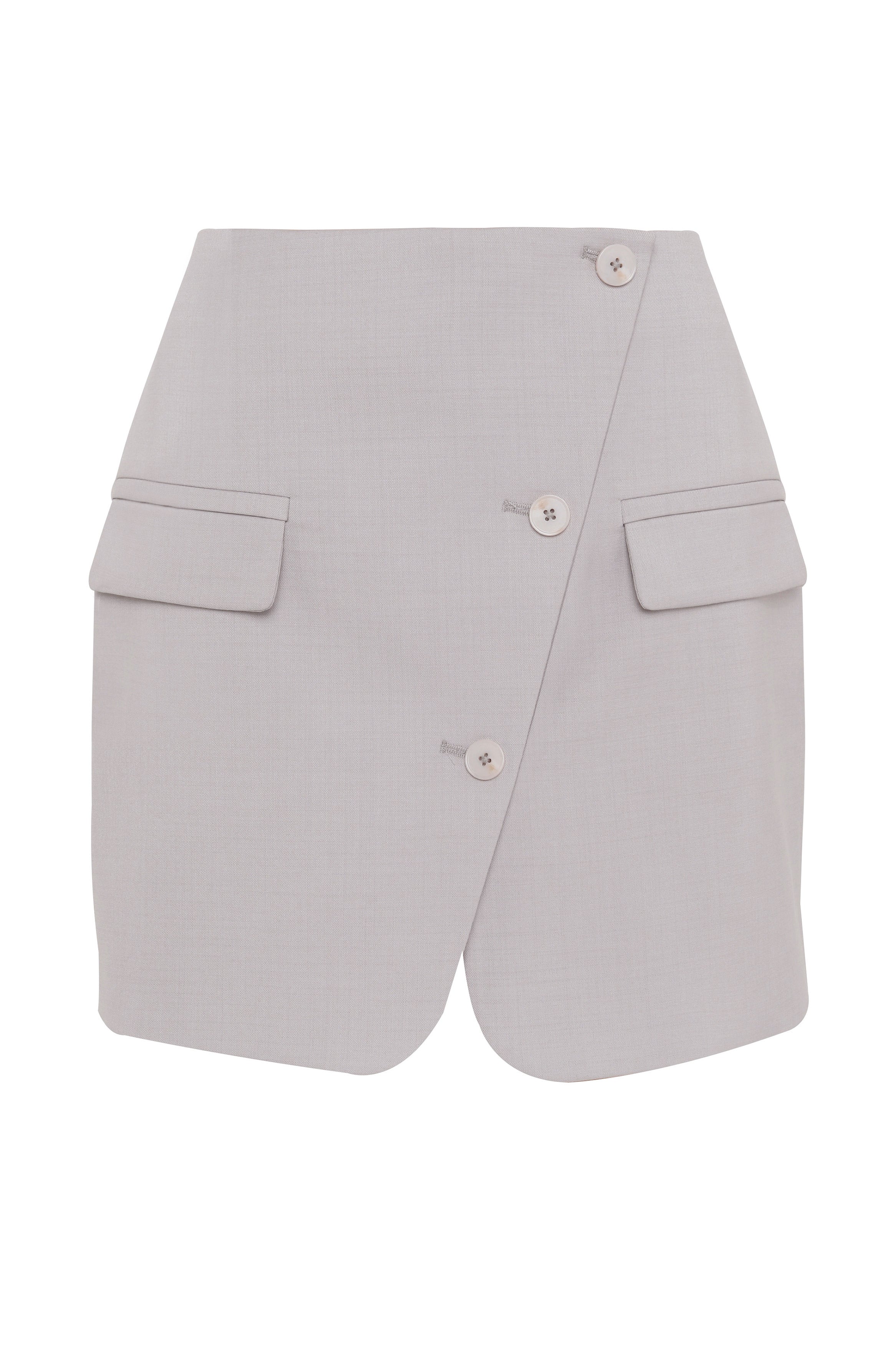 By your side mini skirt, grey