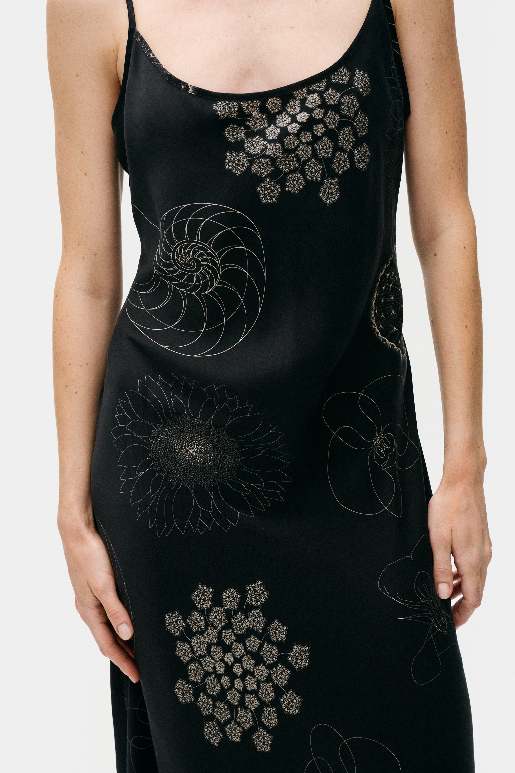 1996 dress, fibonacci black