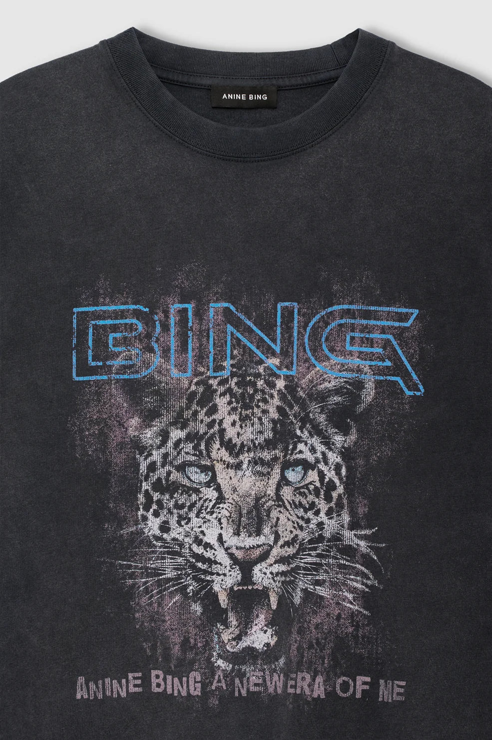 Cade Tee Leo Muse, Washed Black