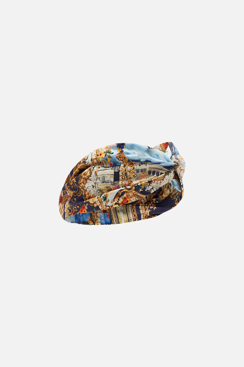 Woven Twist Headband, Venice Vignette