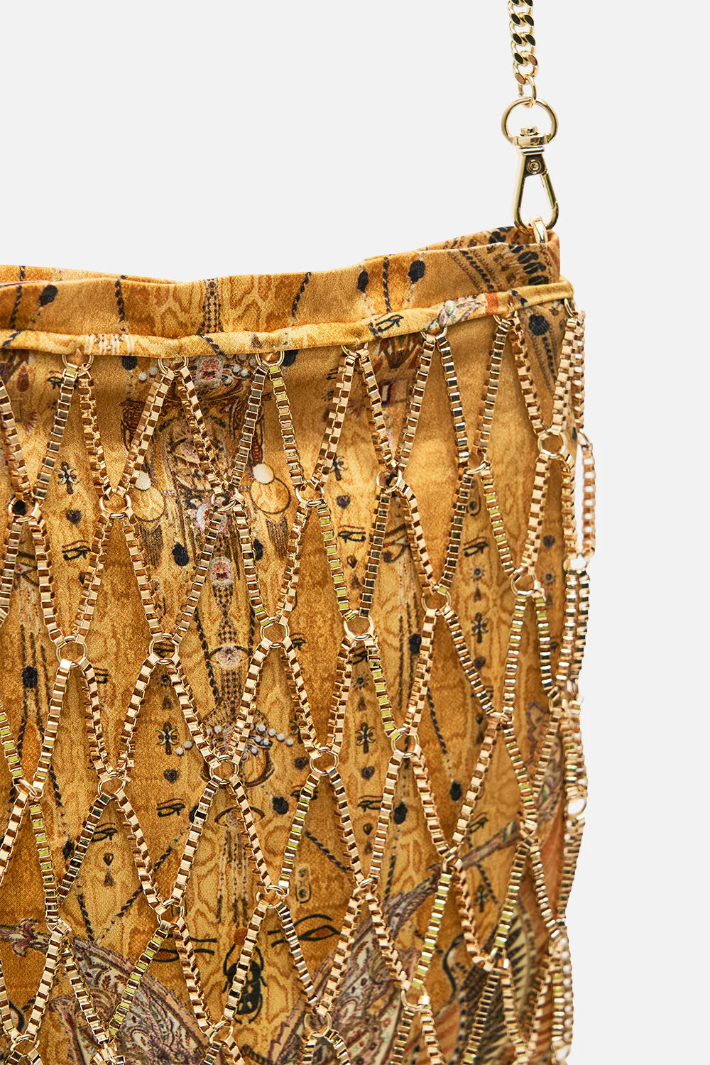 Embellished mini tote, valley of the kings