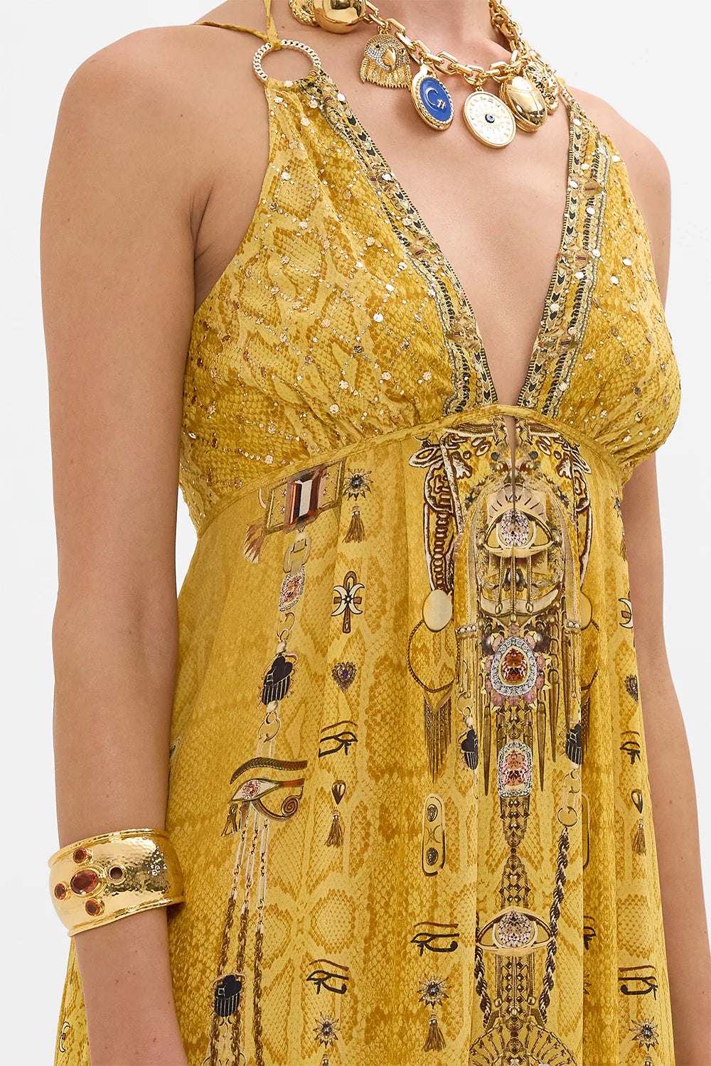 tiered dress with hardware, Valley of the kings