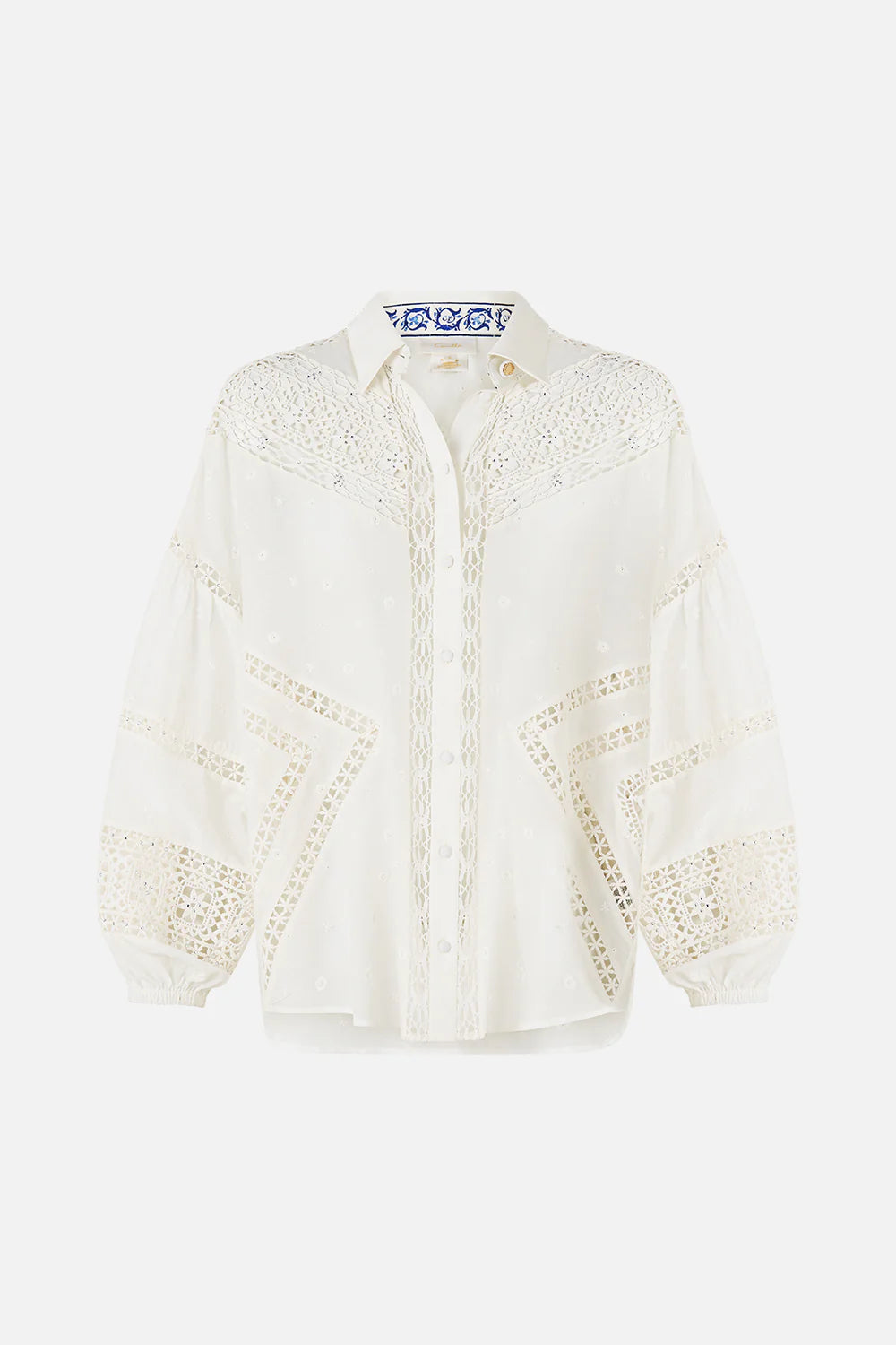 balloon sleeve shirt blouse, Azul adventures