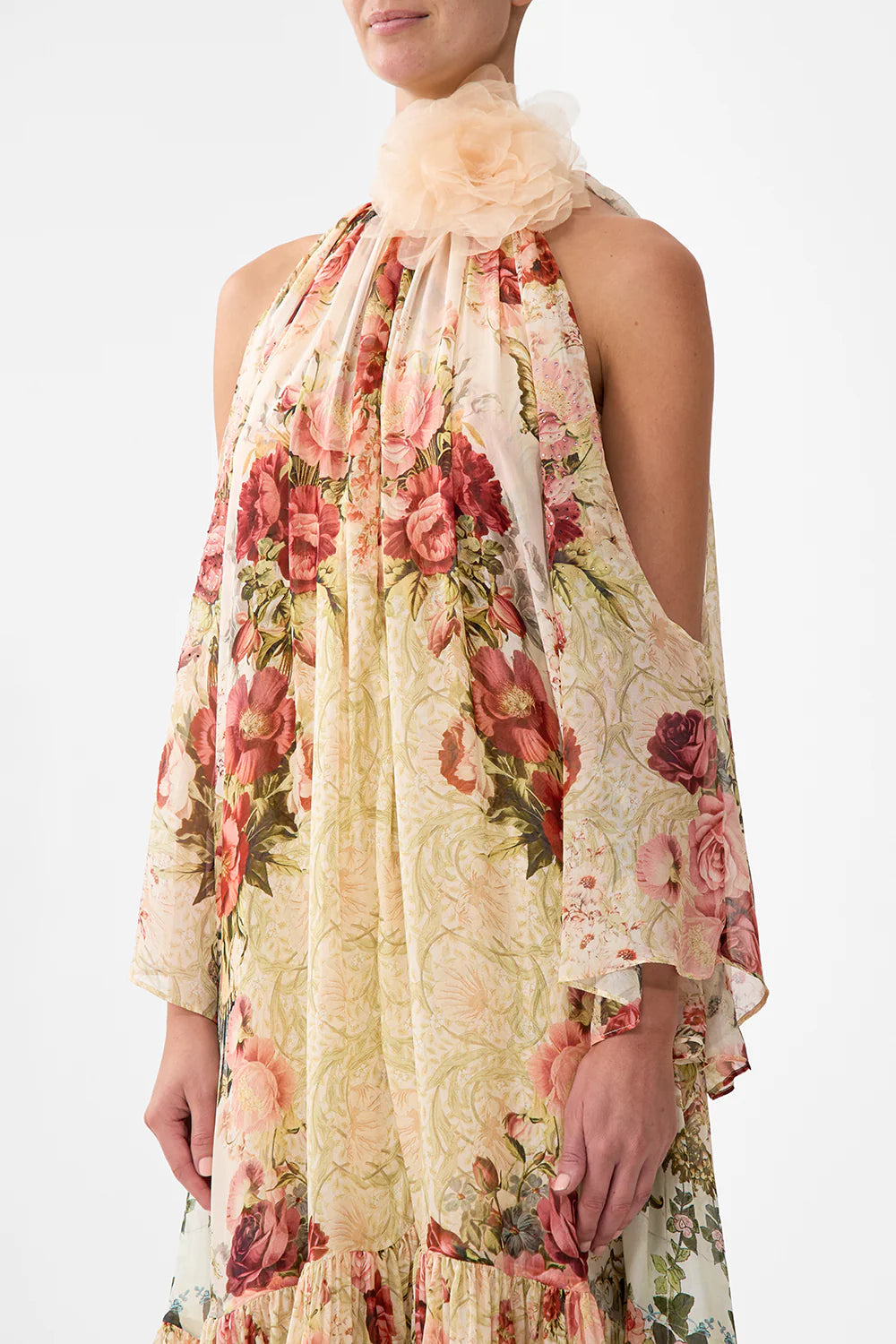cold shoulder long dress, Meet me at the majestic