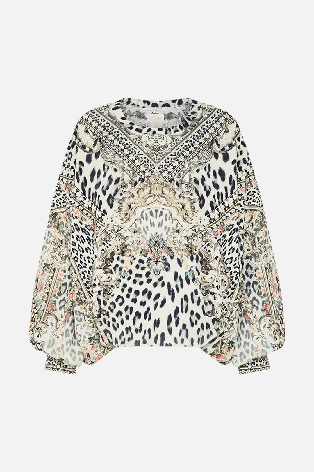 Tuck detail sweater, marble heaven