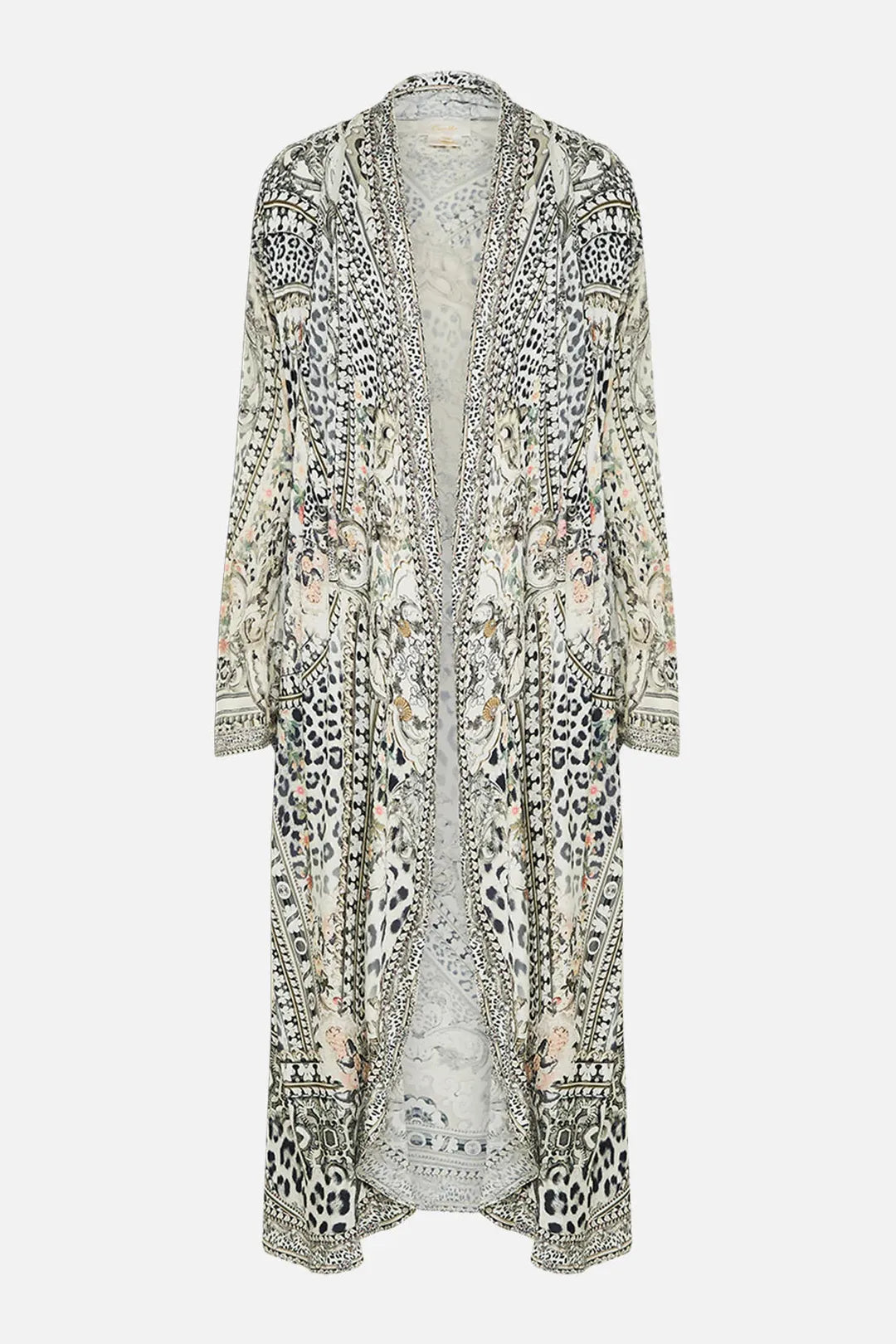long casual jacket with pockets, Marble heaven