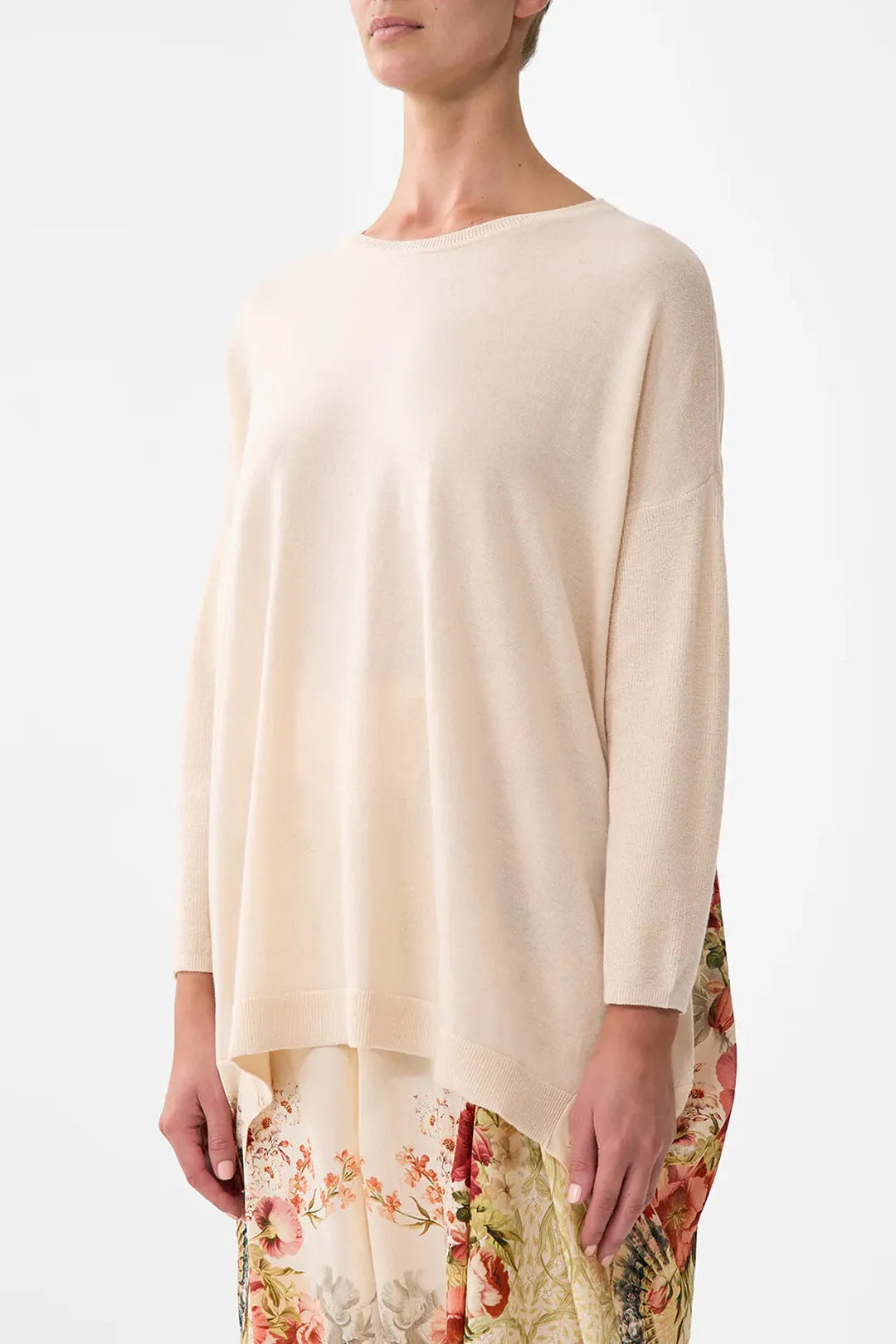 long sleeve jumper with print back, Meet me at the majestic