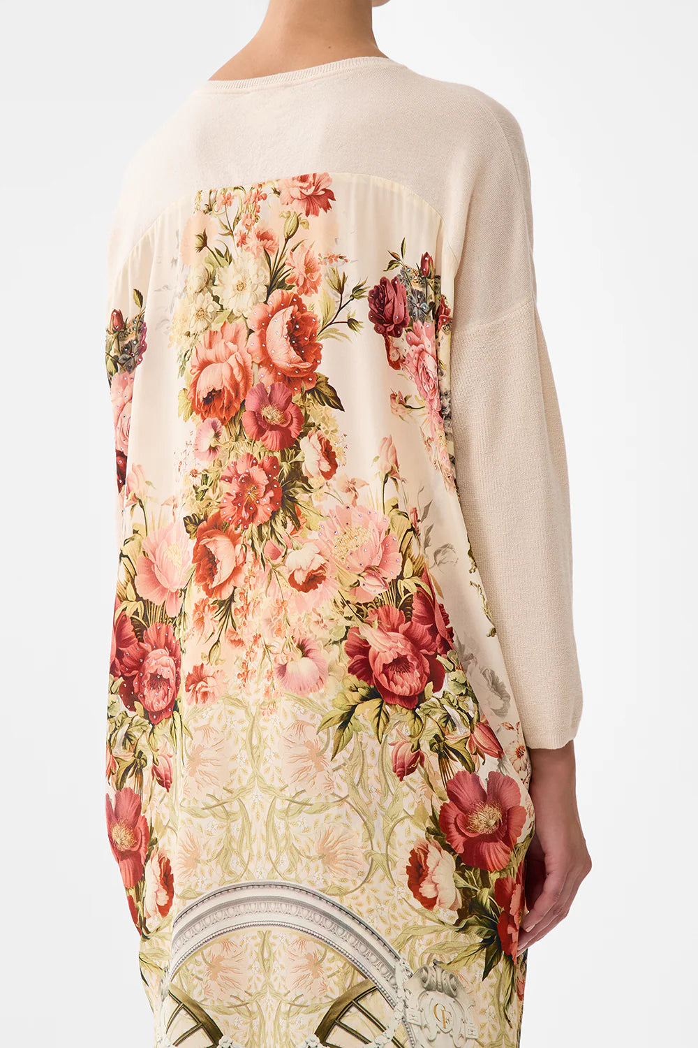 long sleeve jumper with print back, Meet me at the majestic