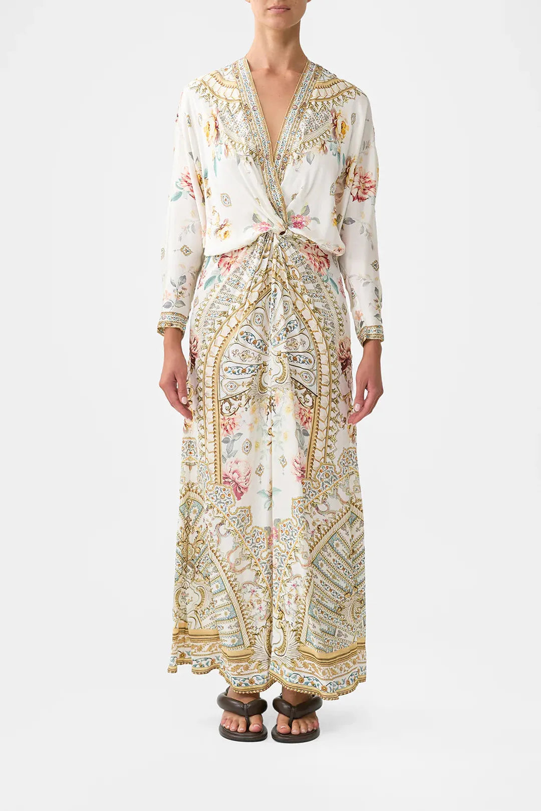 Twist front batwing dress, Ottoman dynasty