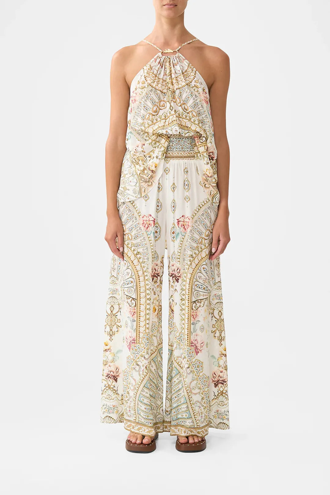 Shirred waist pant, ottoman dynasty