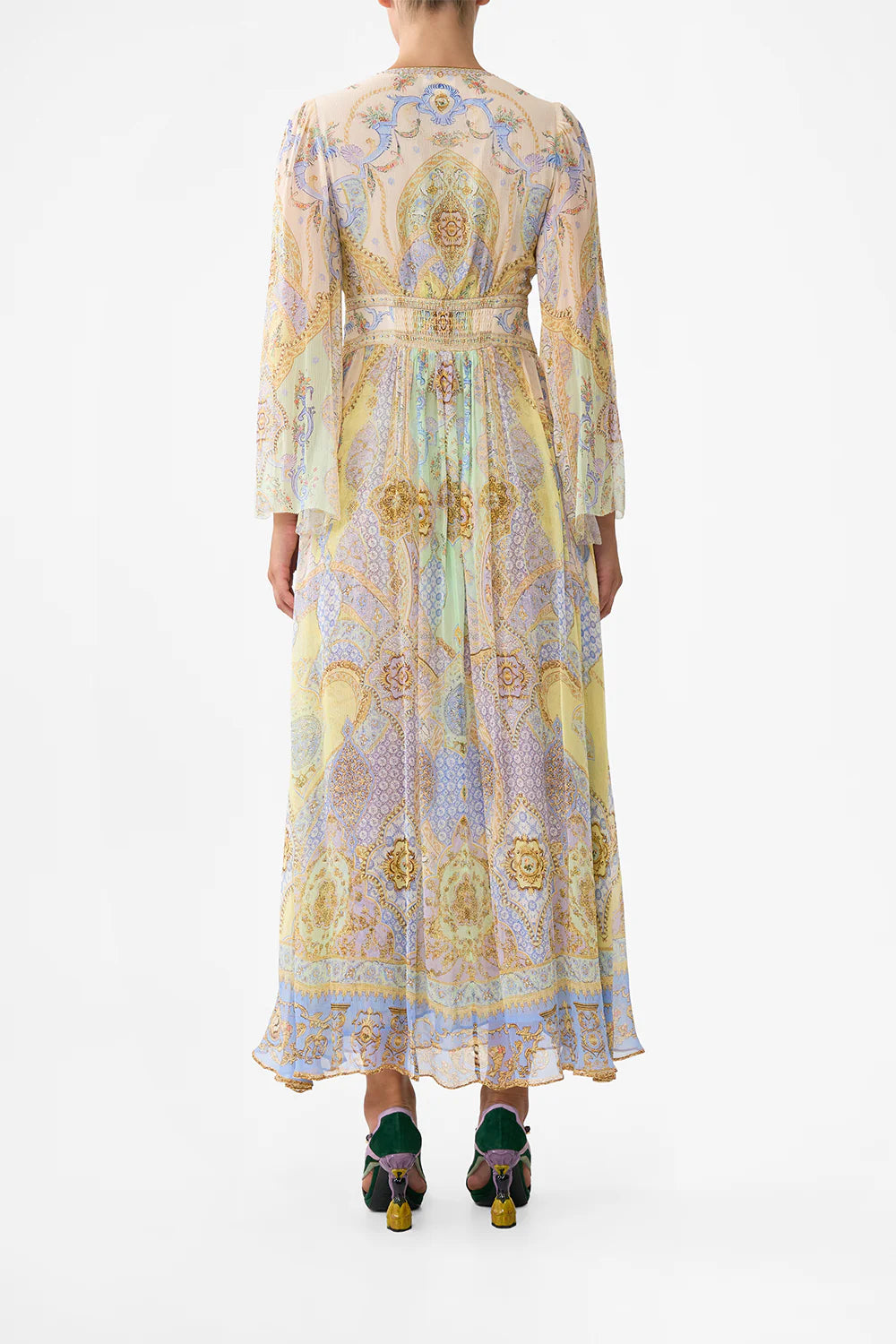 flared sleeve dress, East of istanbul