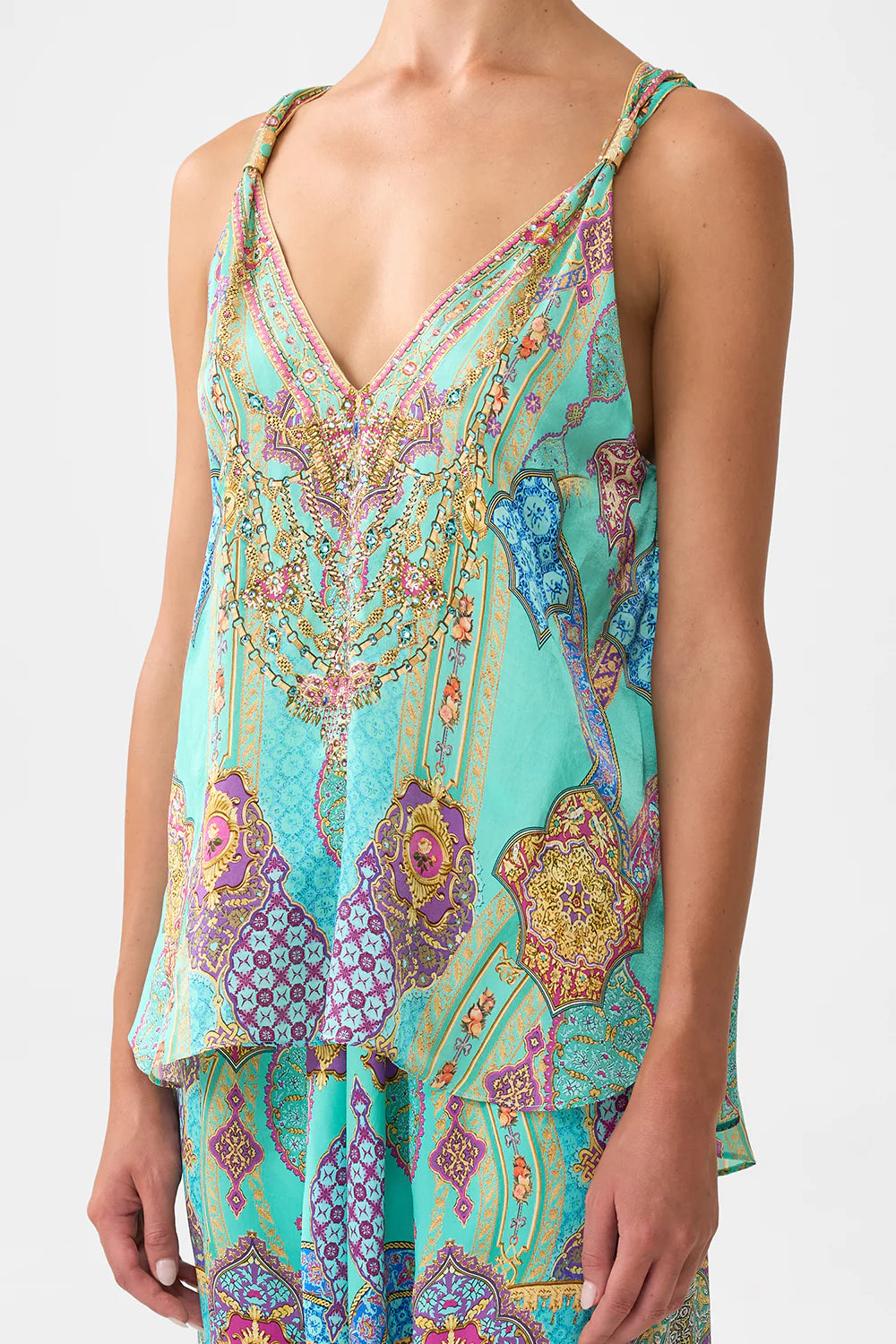 tank top with strap bead detail, The concubines corridor