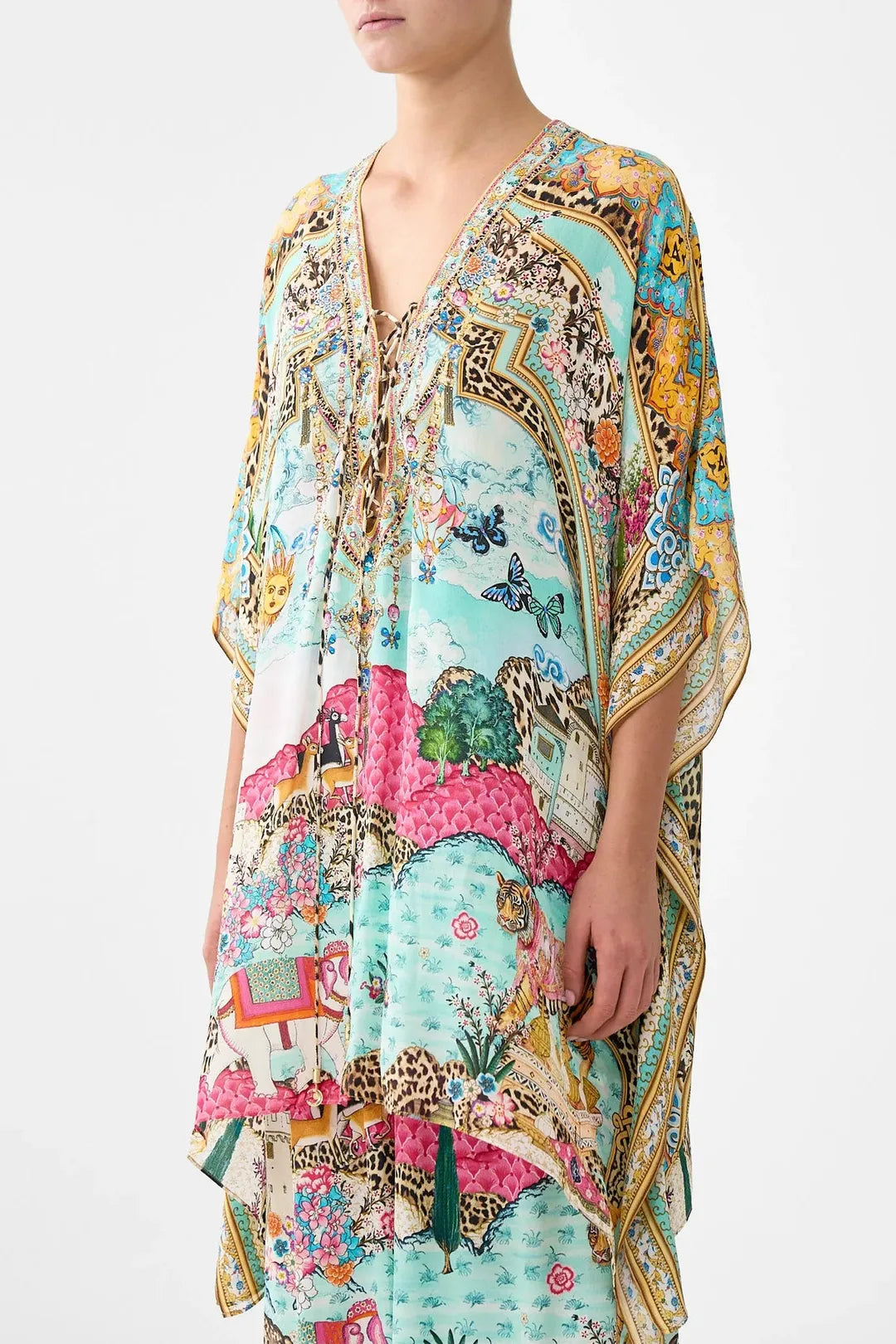 Short lace up kaftan, miniature moments