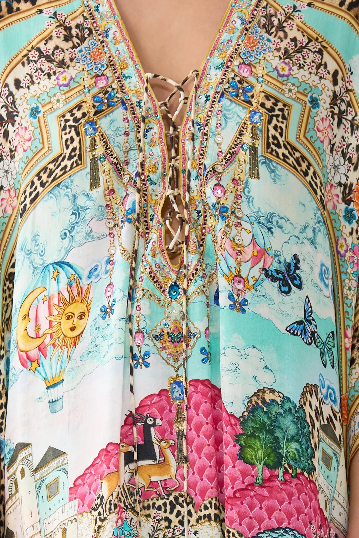 Short lace up kaftan, miniature moments