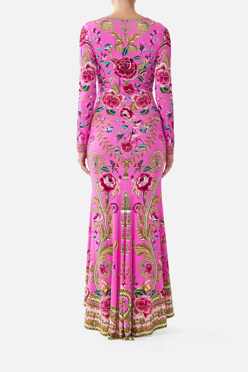 v neck dress with twist front detail, Matadora flora