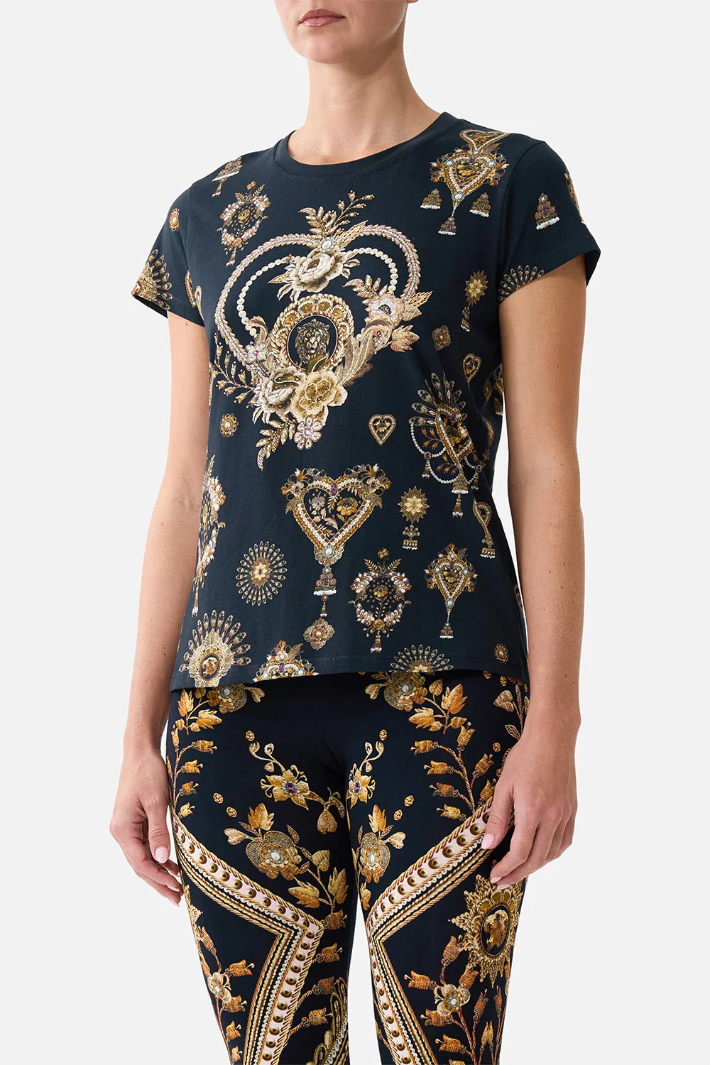 slim fit round neck t-shirt, Taurus rising