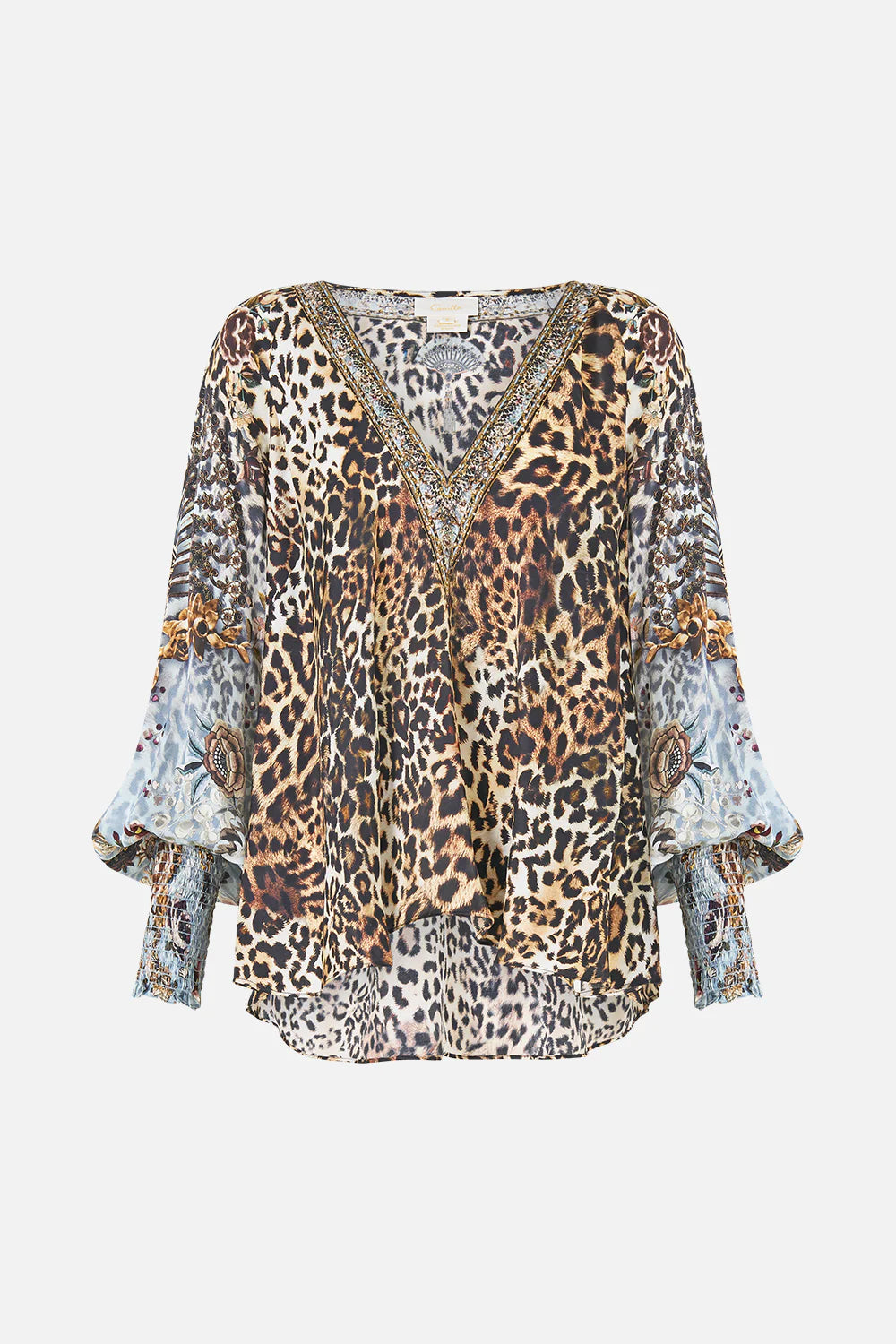 shirred cuff blouse, Fiesta, siesta, repeat
