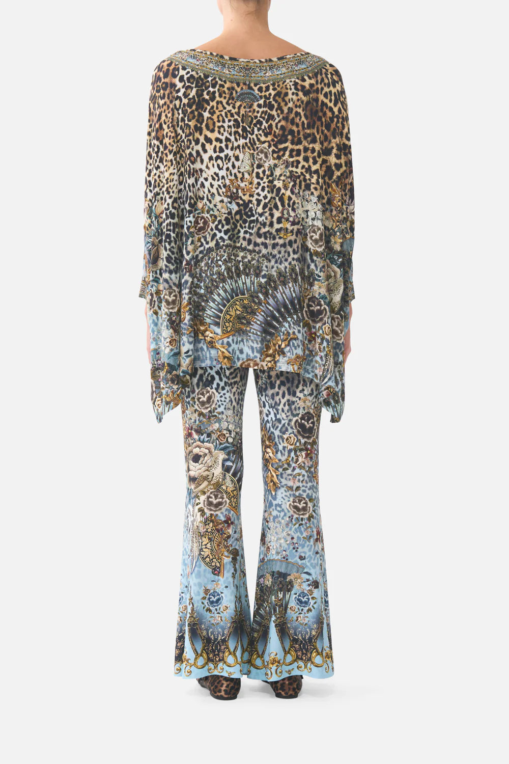 Scoop neck slouch tee, Fiesta, siesta, repeat