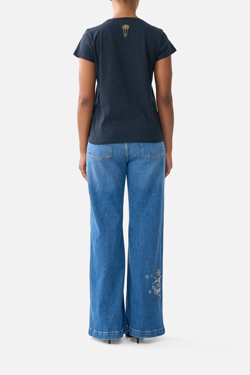 slim fit round neck t-shirt, Amulets and alchemy