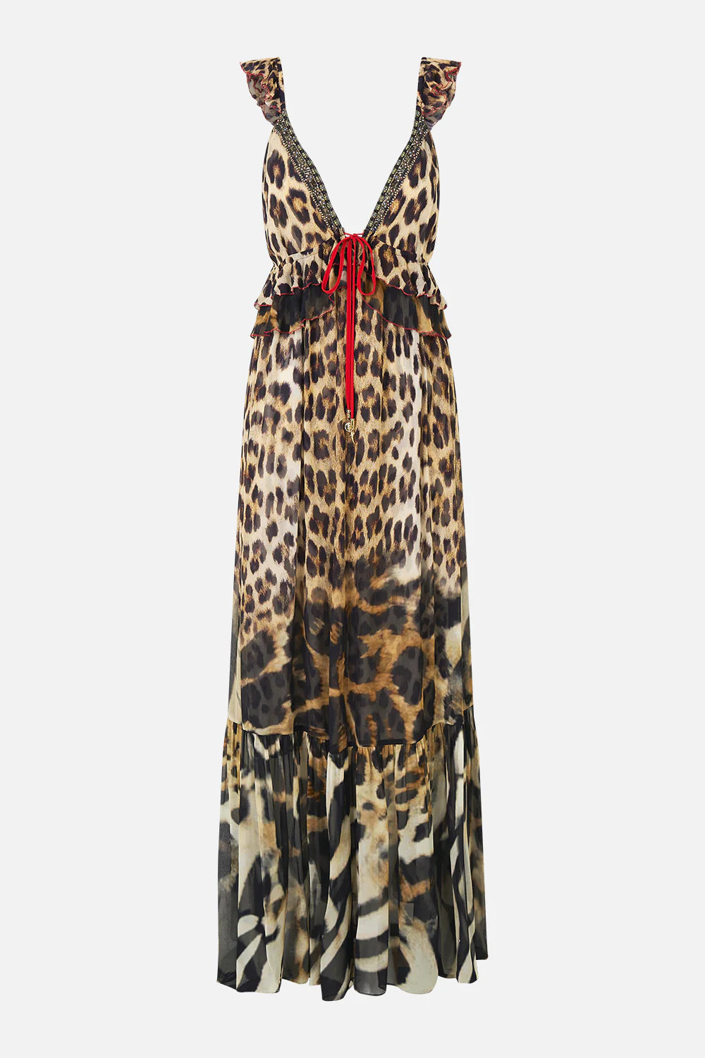 frill bralette long dress, Leotigra land
