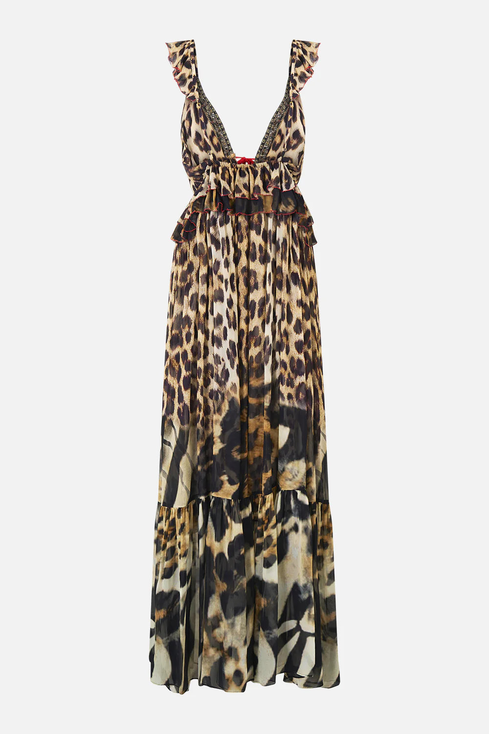 frill bralette long dress, Leotigra land