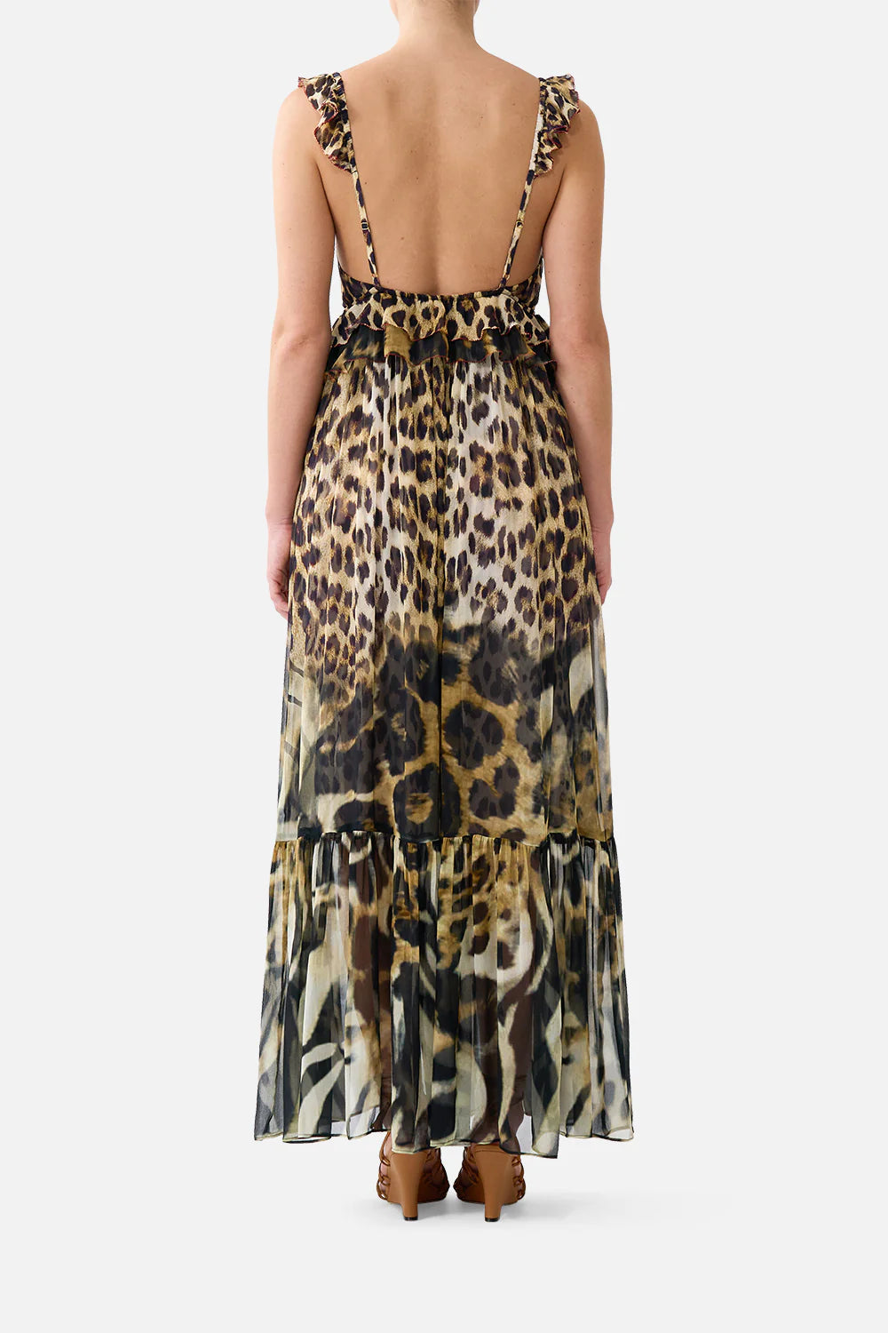 frill bralette long dress, Leotigra land