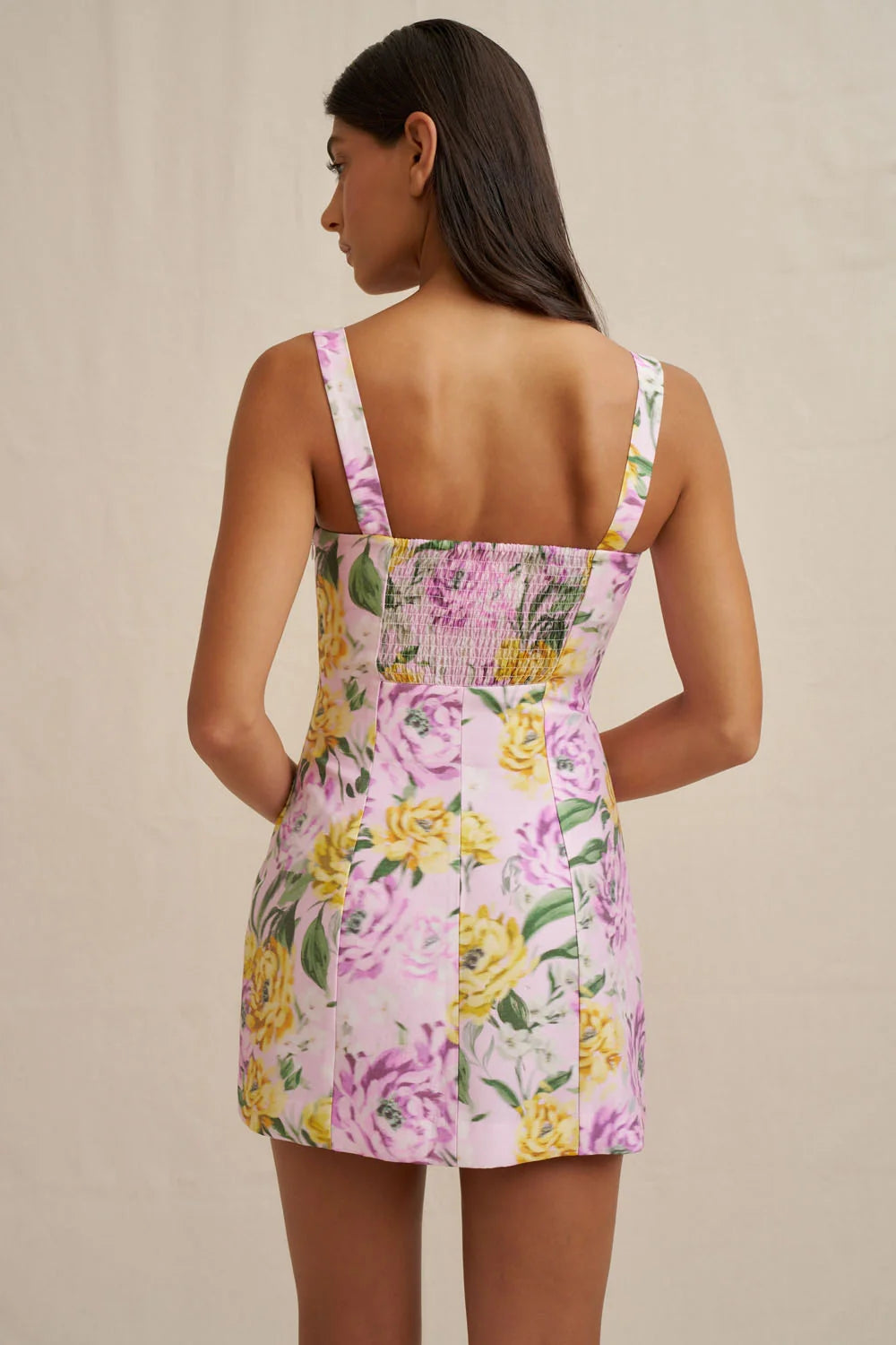 Christina panel mini dress
