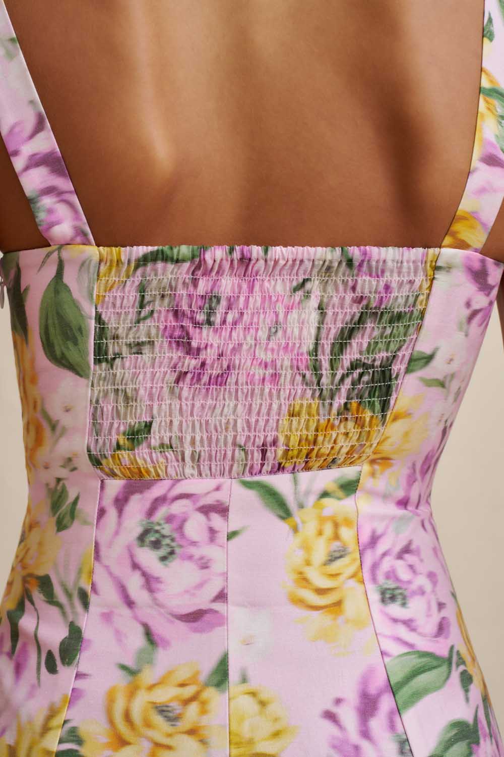 Christina panel mini dress