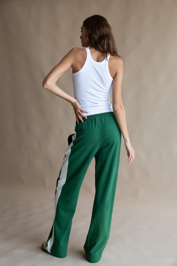 Classic track pant dark green