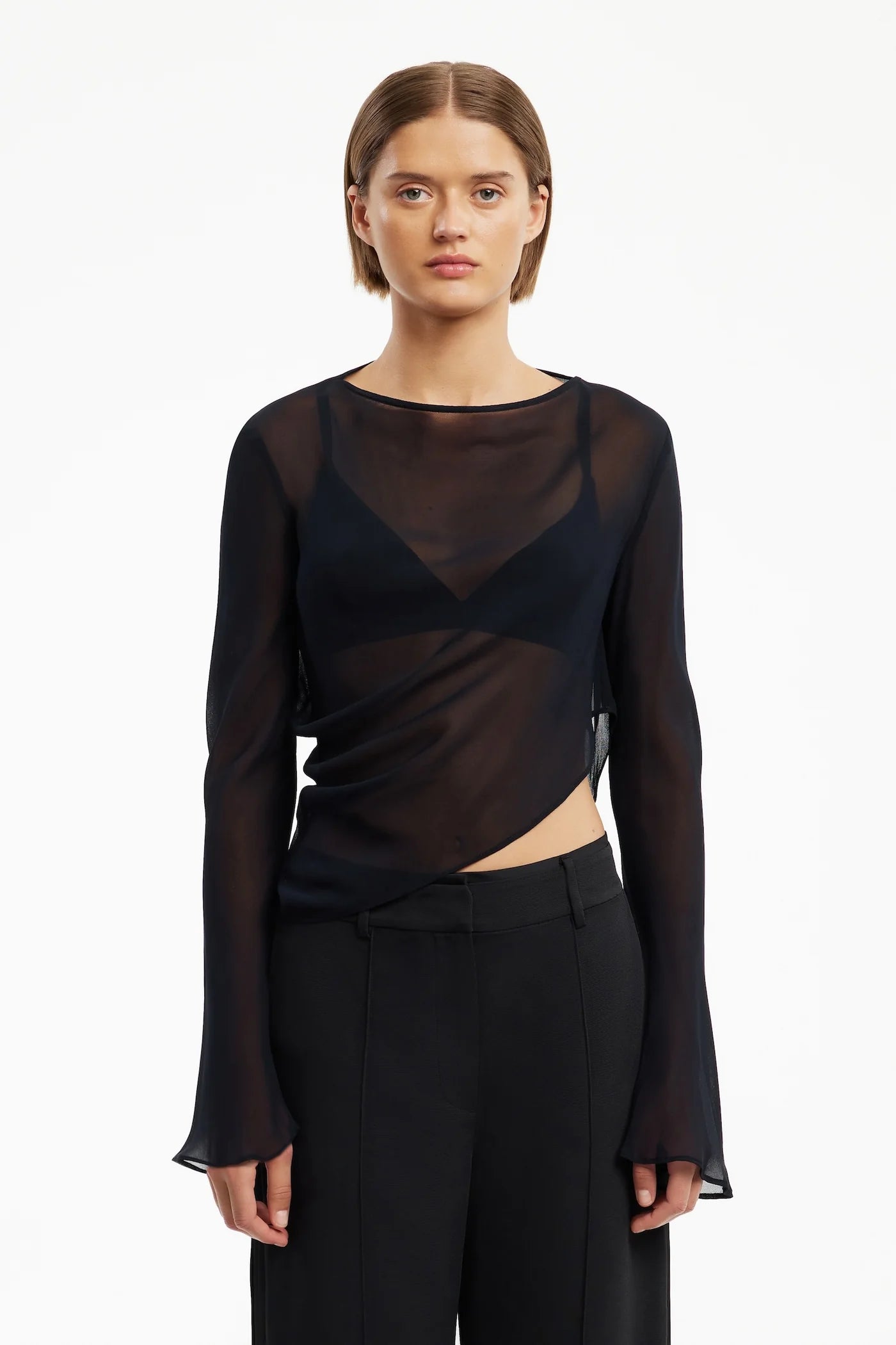 Keiko top, black