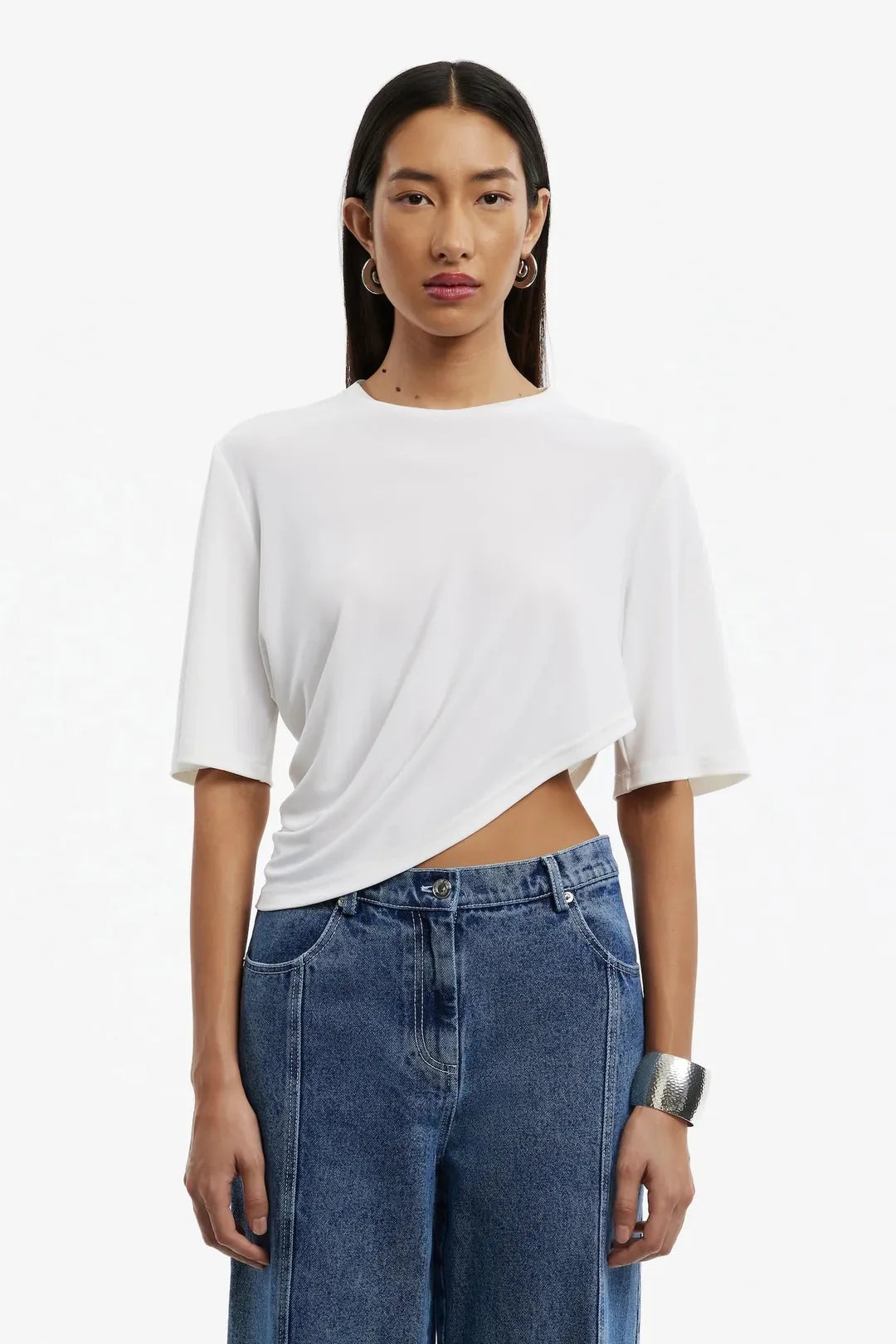 Rachel top, Ivory