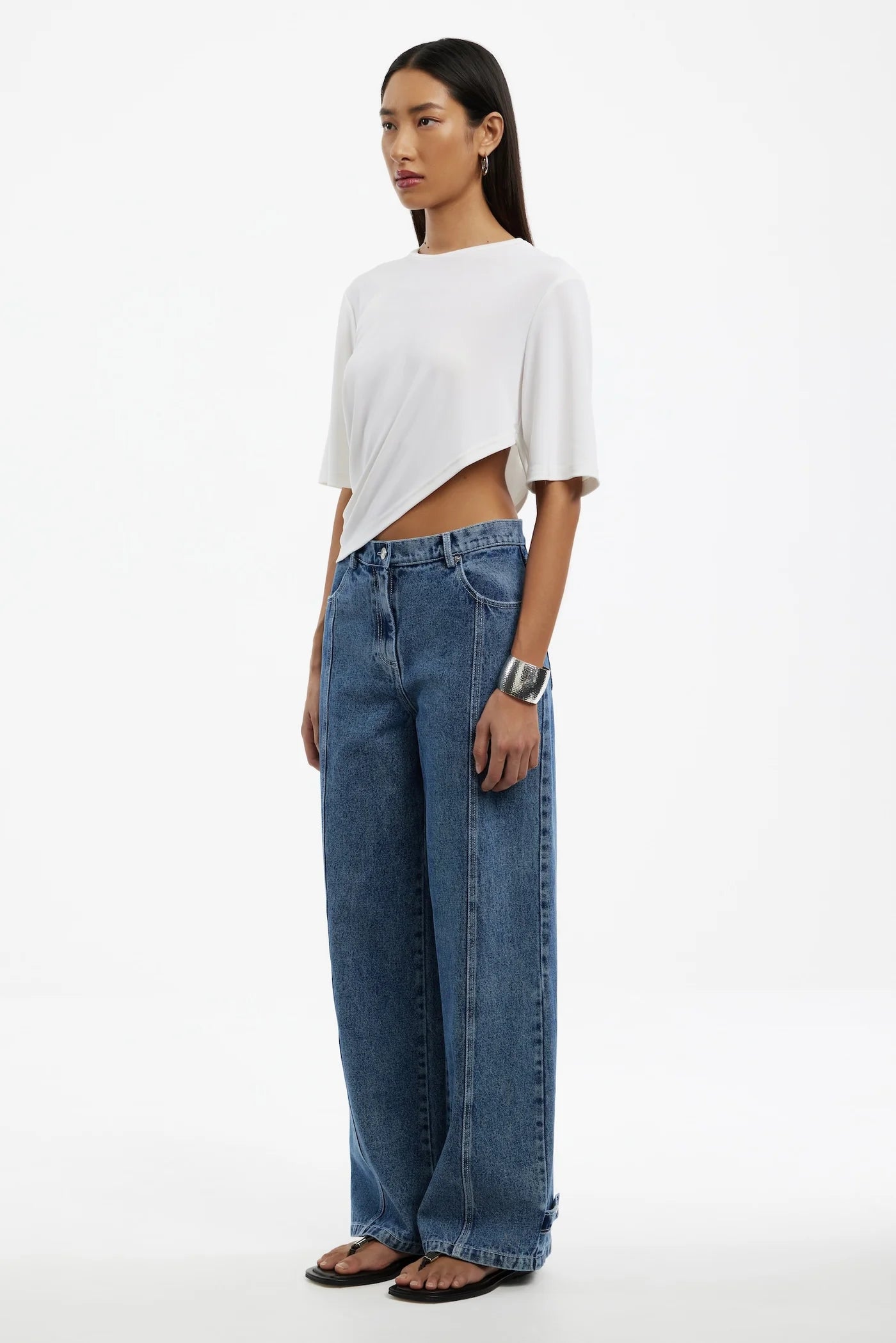 Rachel top, Ivory