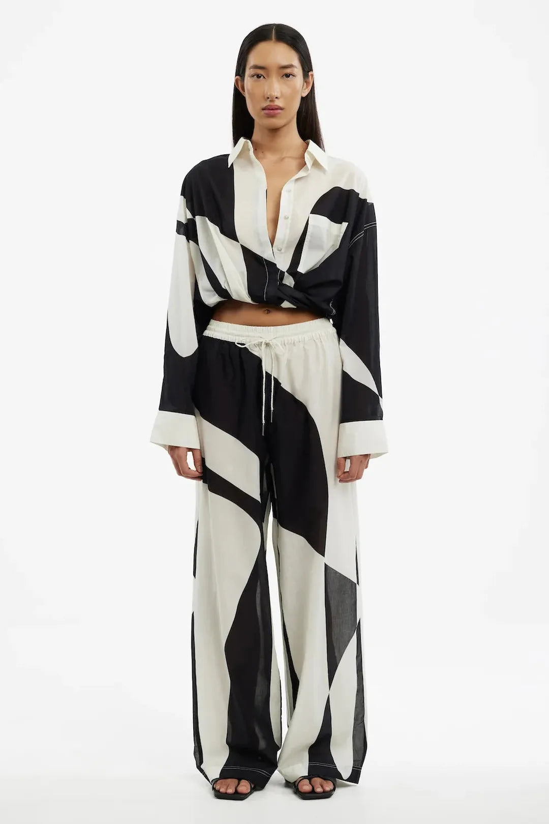 Parker pant, monochrome drip