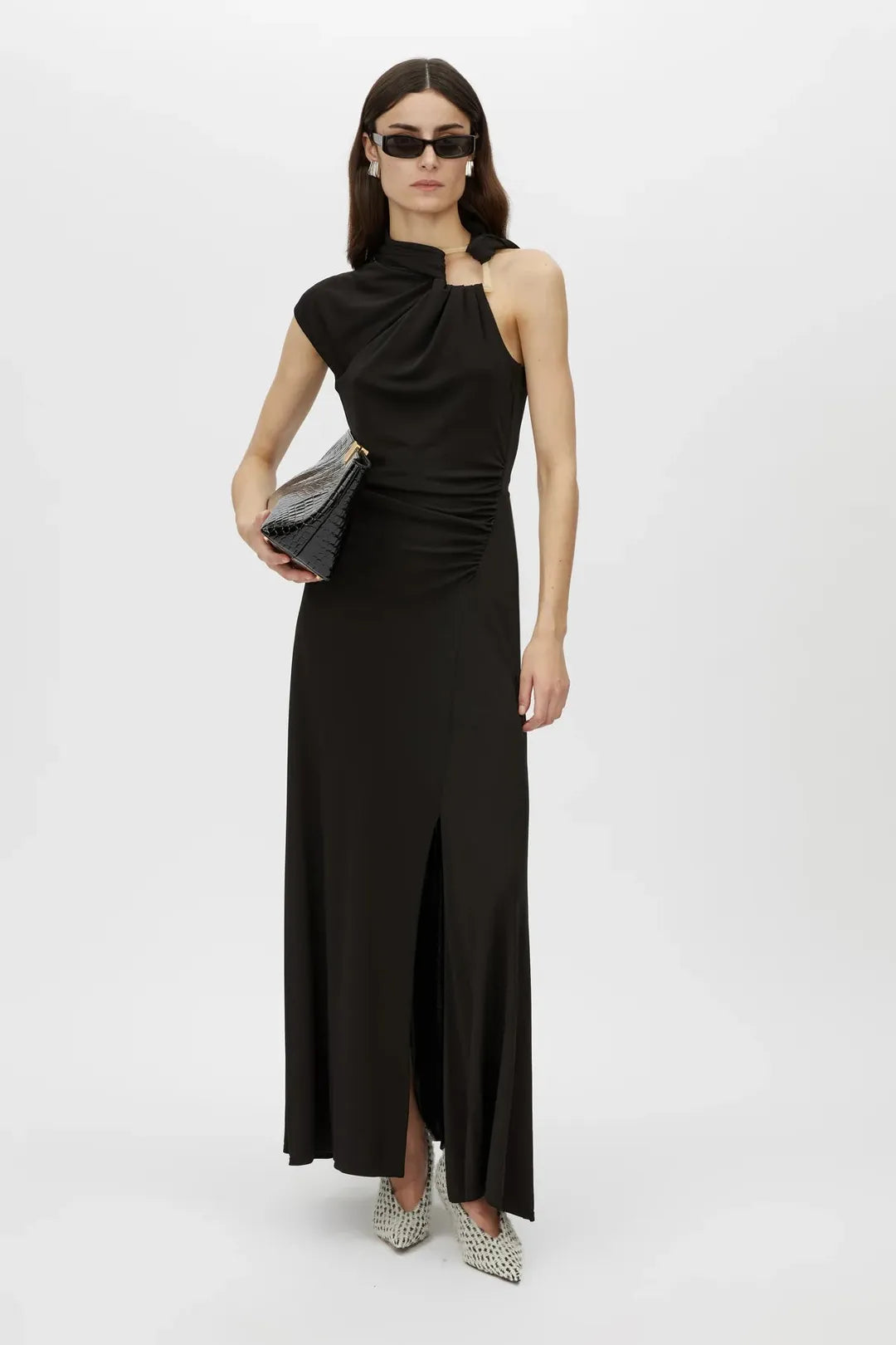 Allegra midi dress, black