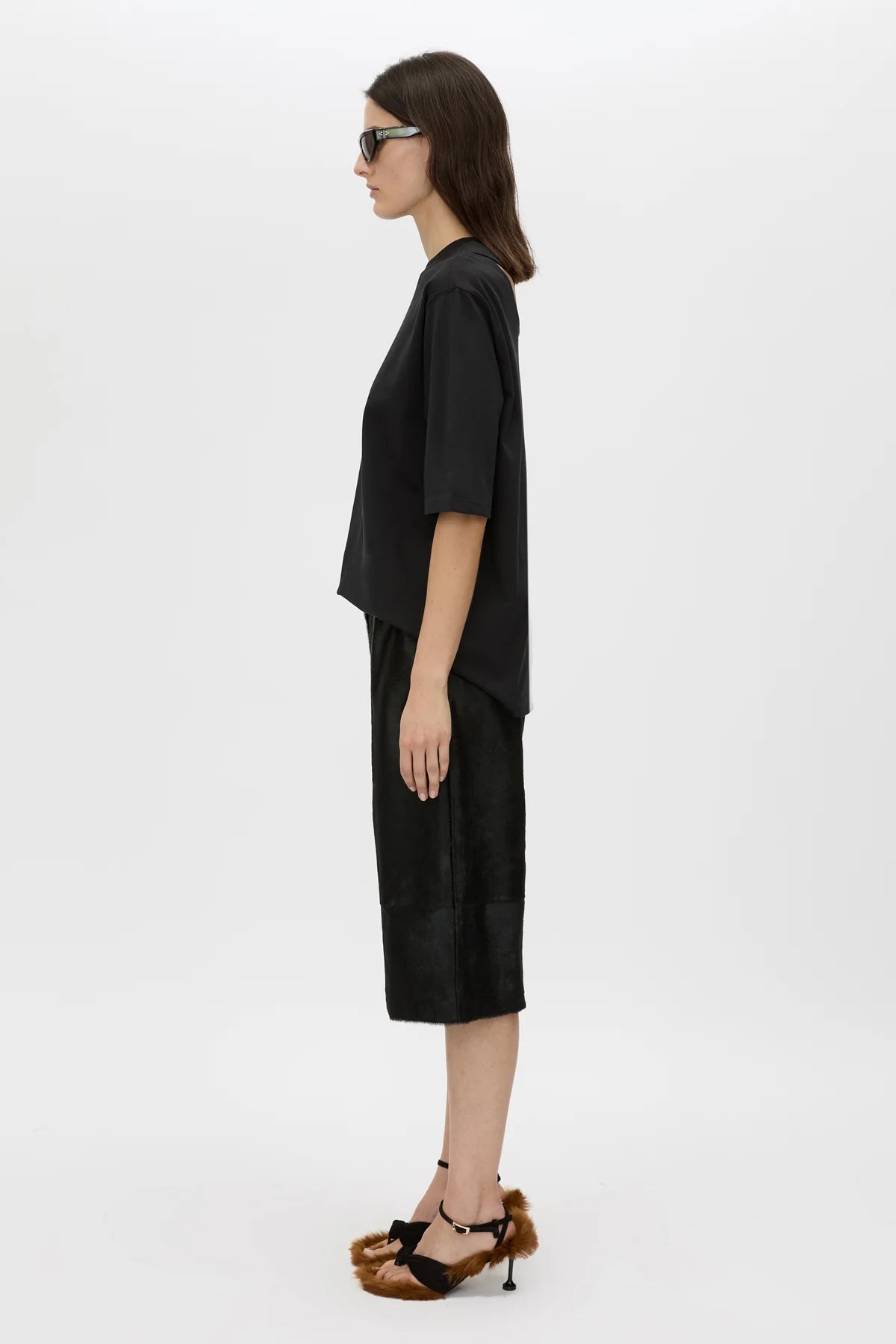 Briar cut out tee, black