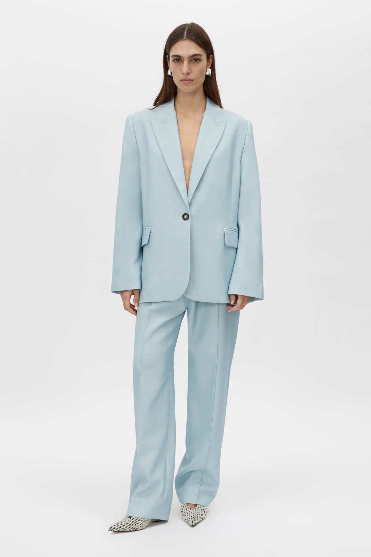 gehry pant, chalky blue