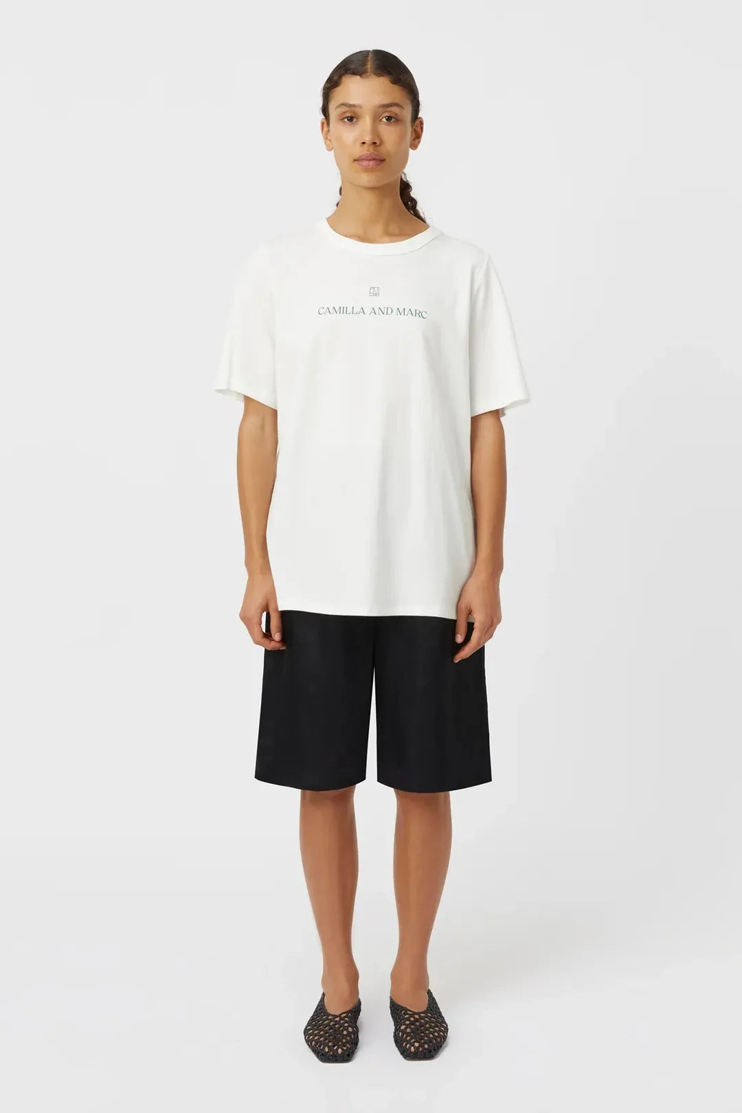 grayson tee, soft white/black