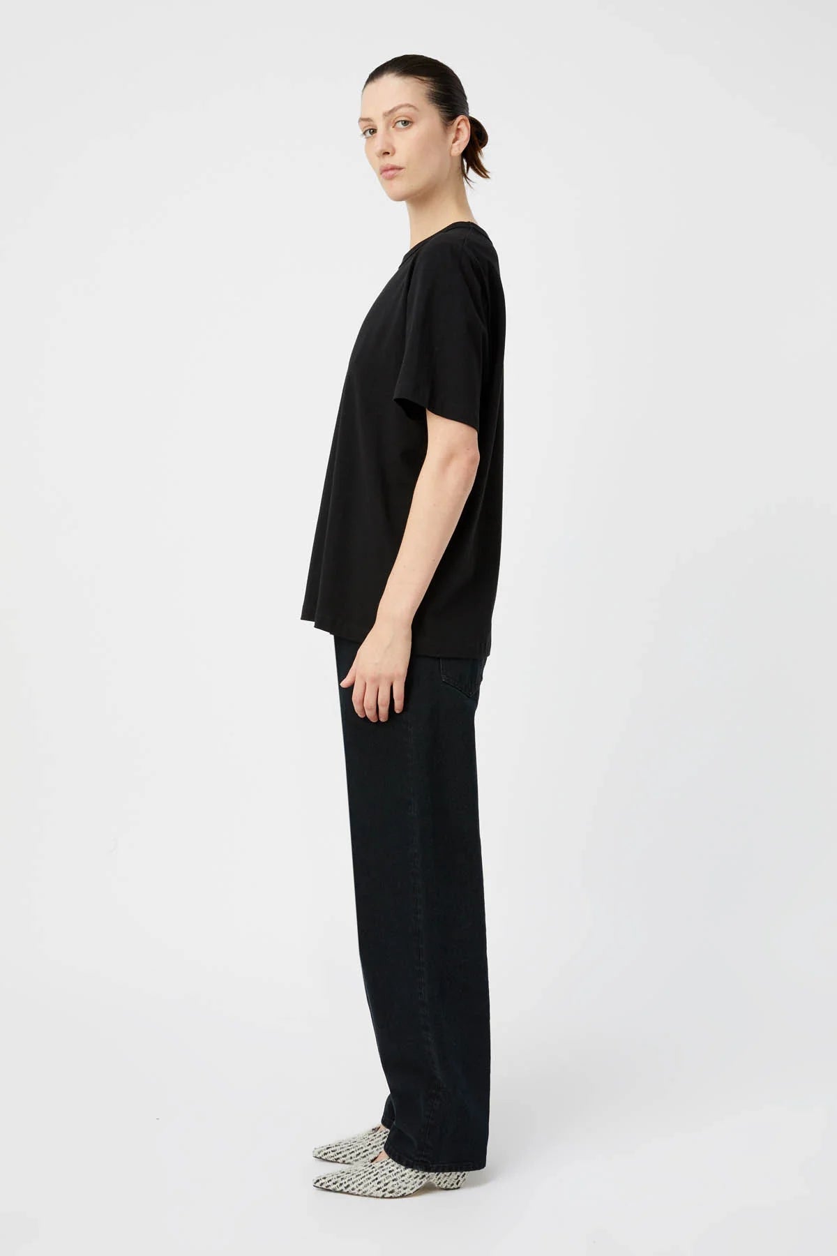 Lyra logo tee, black