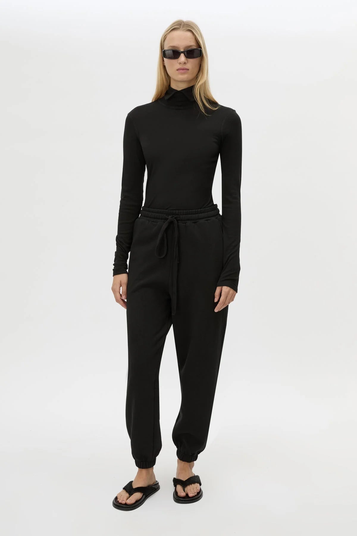 Lyra track pant, black/white
