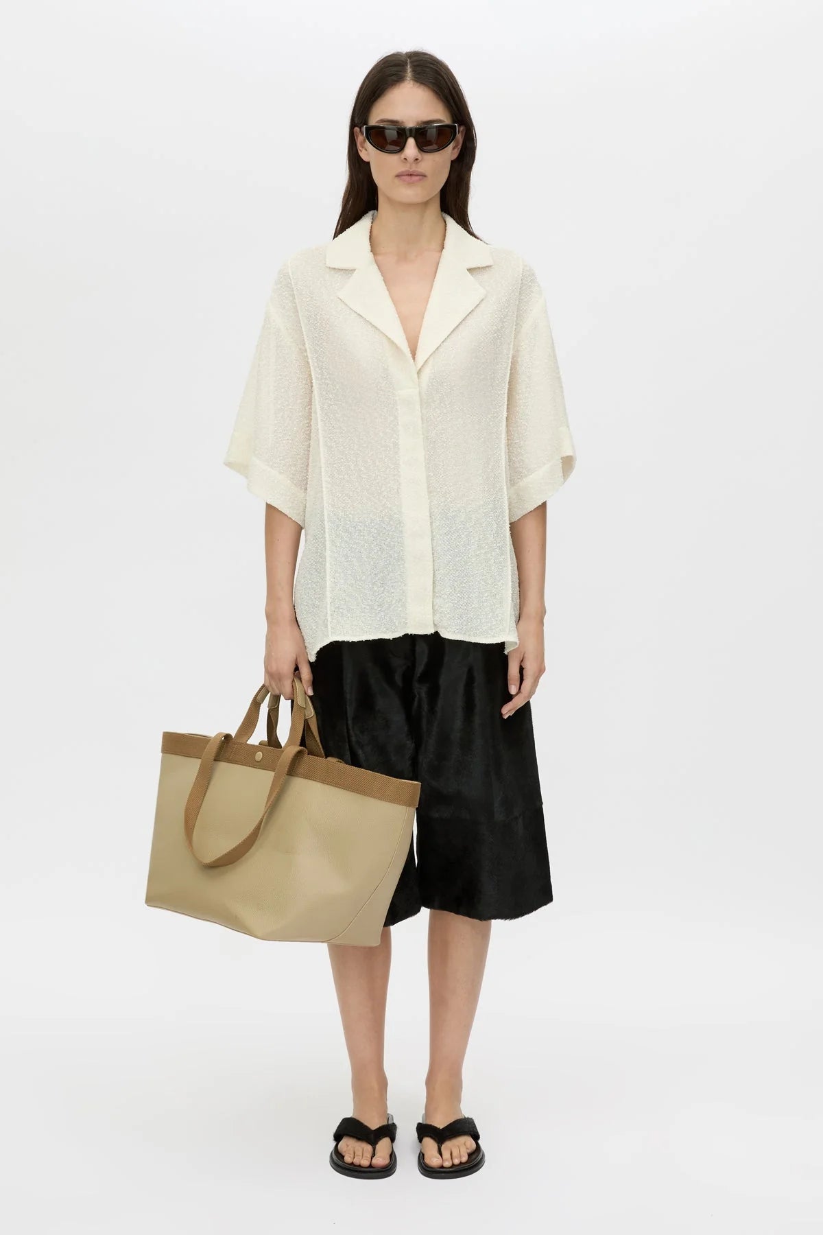 Merle shirt, cream