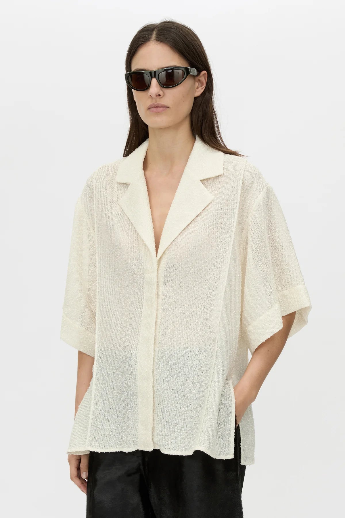 Merle shirt, cream