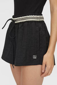 Mimas monogram short, black